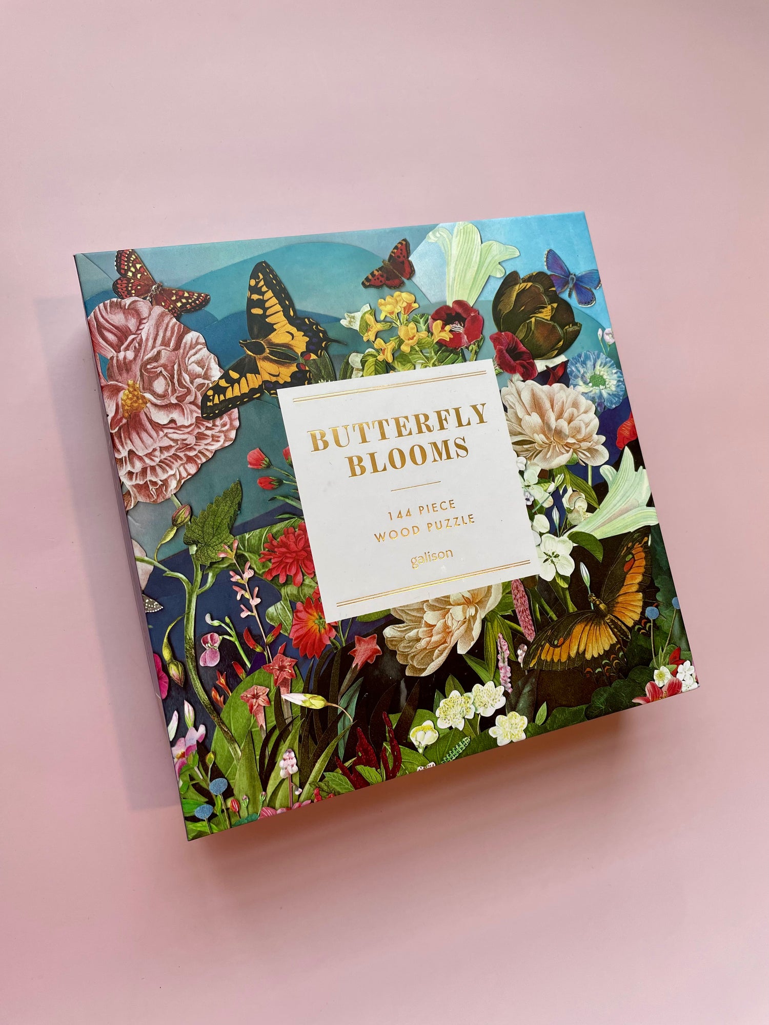 Butterfly Blooms Wood Puzzle