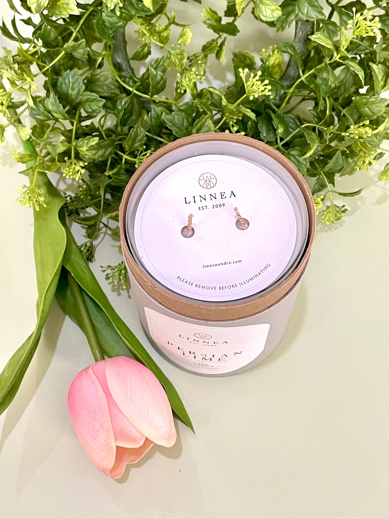 Linnea Candle Persian Lime 2 Wick