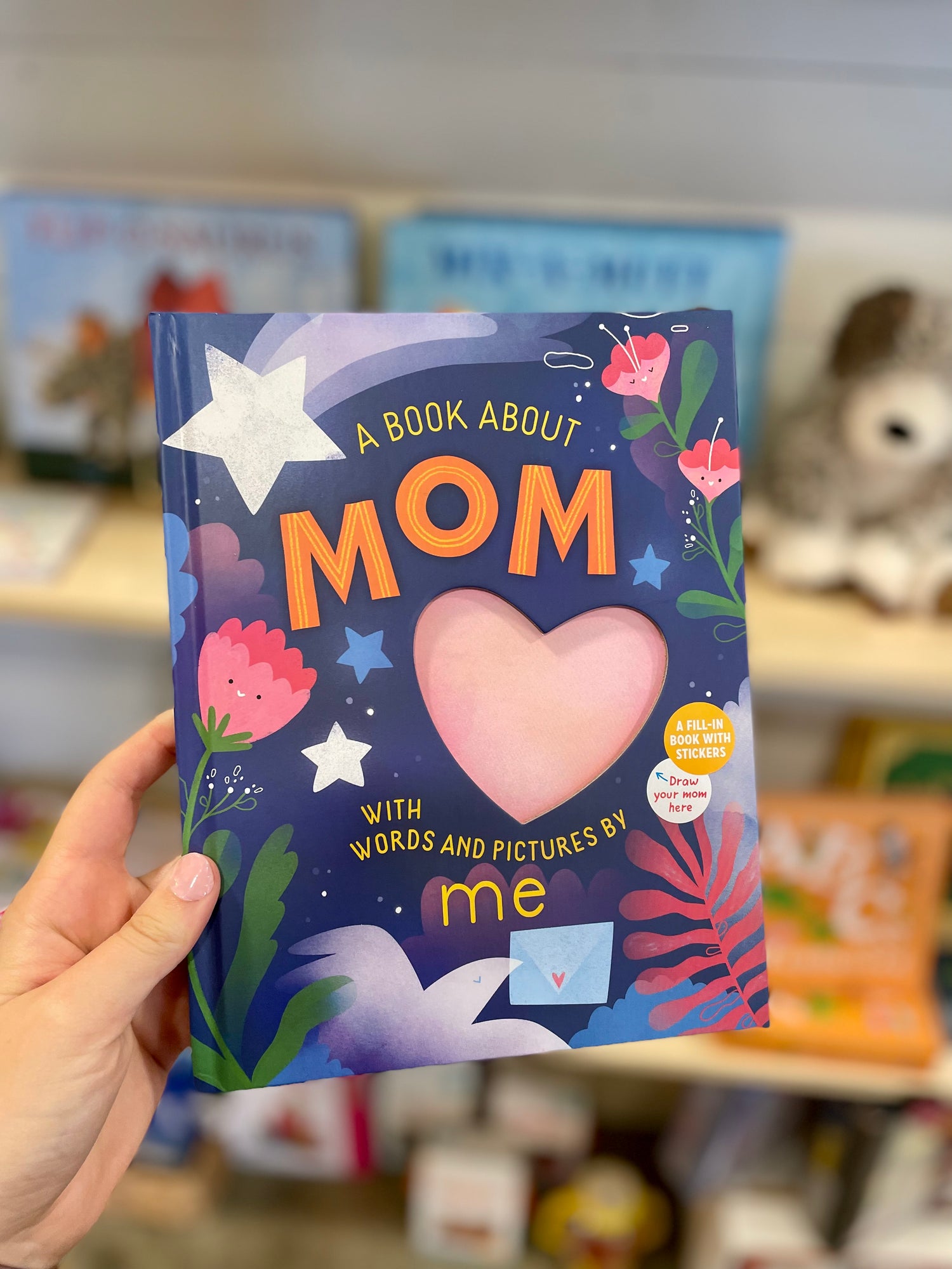 A Book About Mom with Words and Pictures By Me