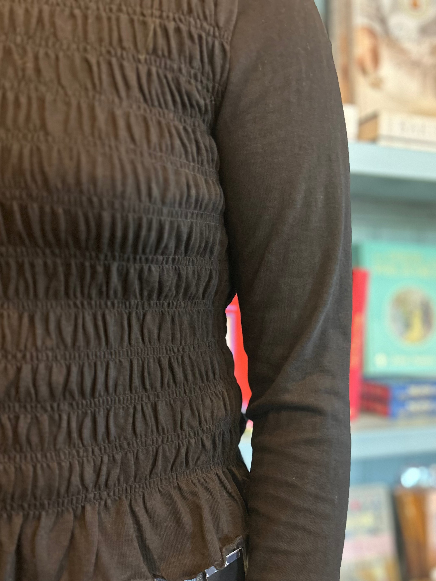Ruffled Hem Top