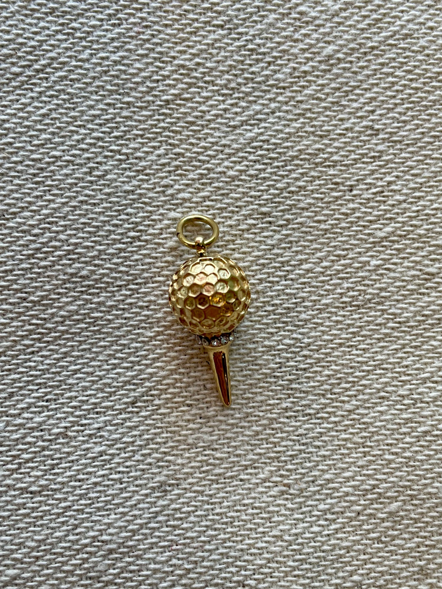 Enamel Golf Ball Charm