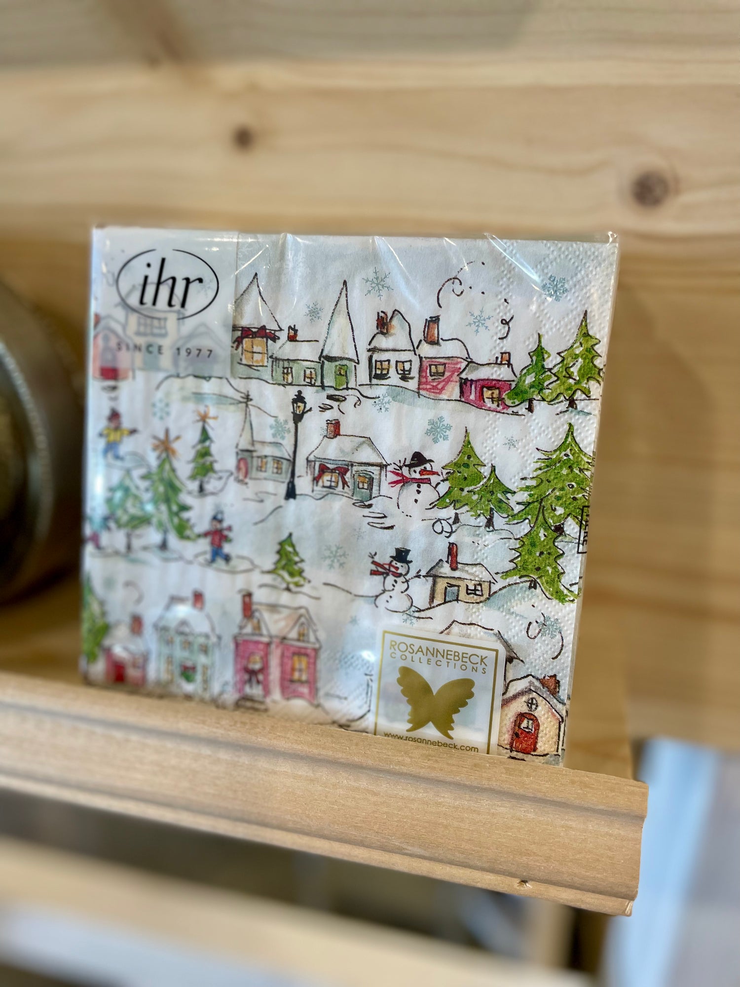 Holiday Village Cocktail Napkins