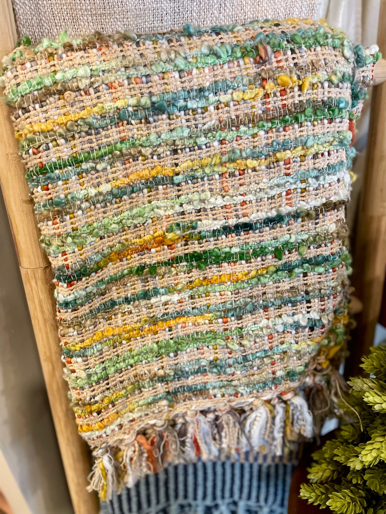 Woven Throw with Fringe
