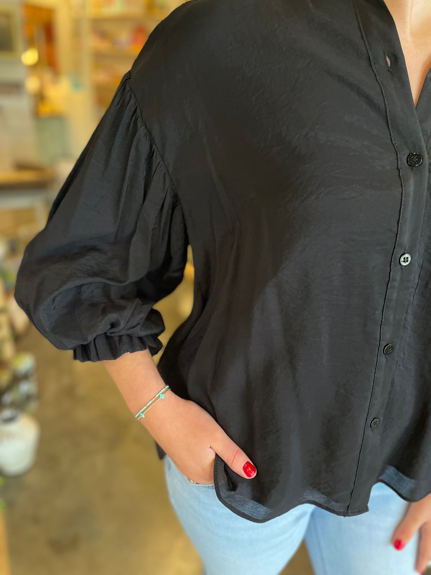 June's Bubble Blouse