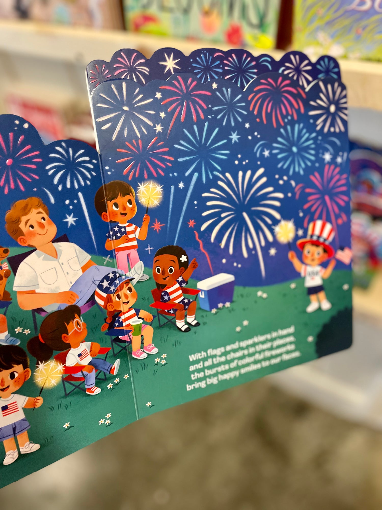 It's Time for Red, White, and Blue Board Book