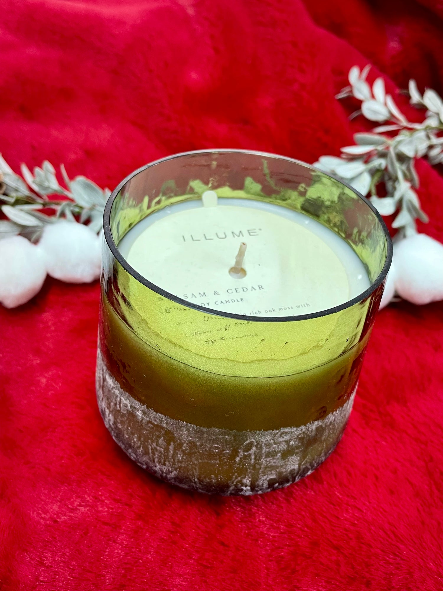 Balsam & Cedar Baltic Glass Candle