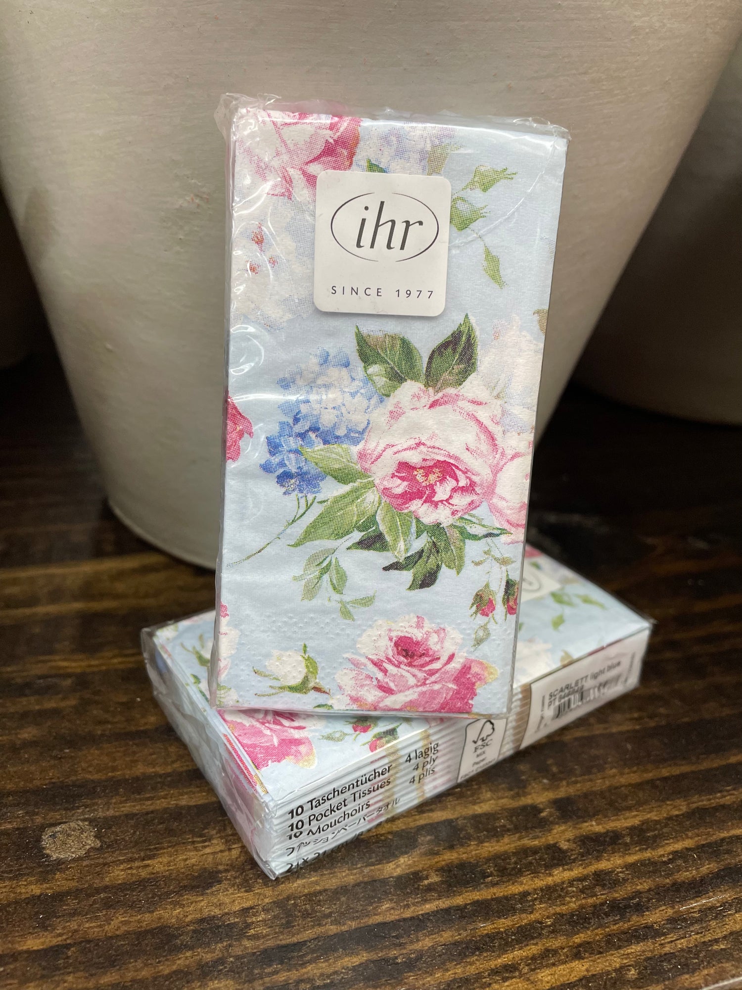 Pocket Tissue Scarlett Blue