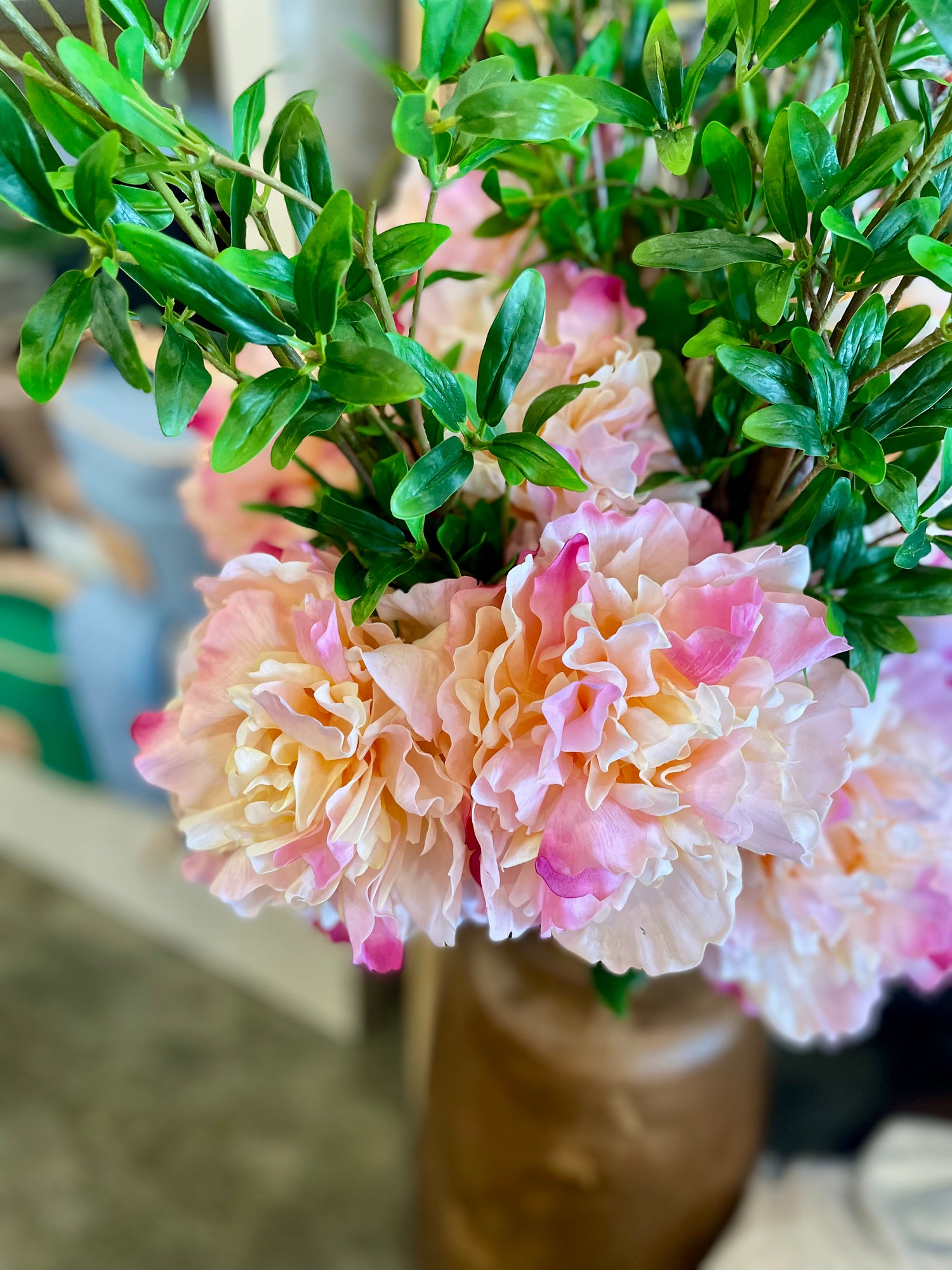 Coral Peony Stem