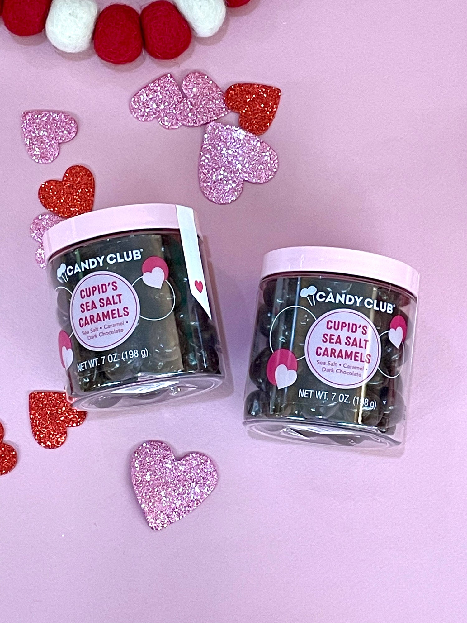 Candy Club Cupid's Sea Salt Caramels VDAY Collection