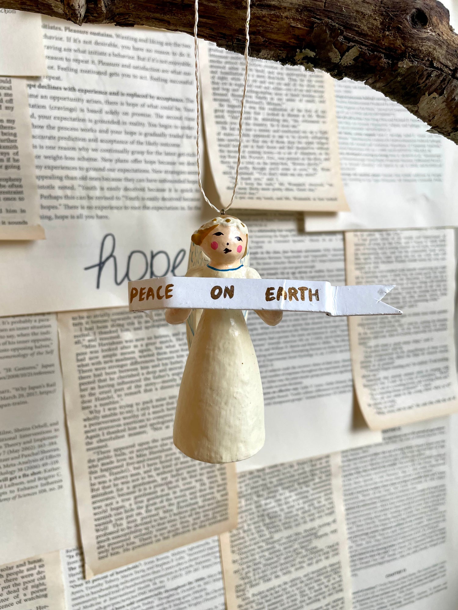 CFoster Angel Banner Ornament