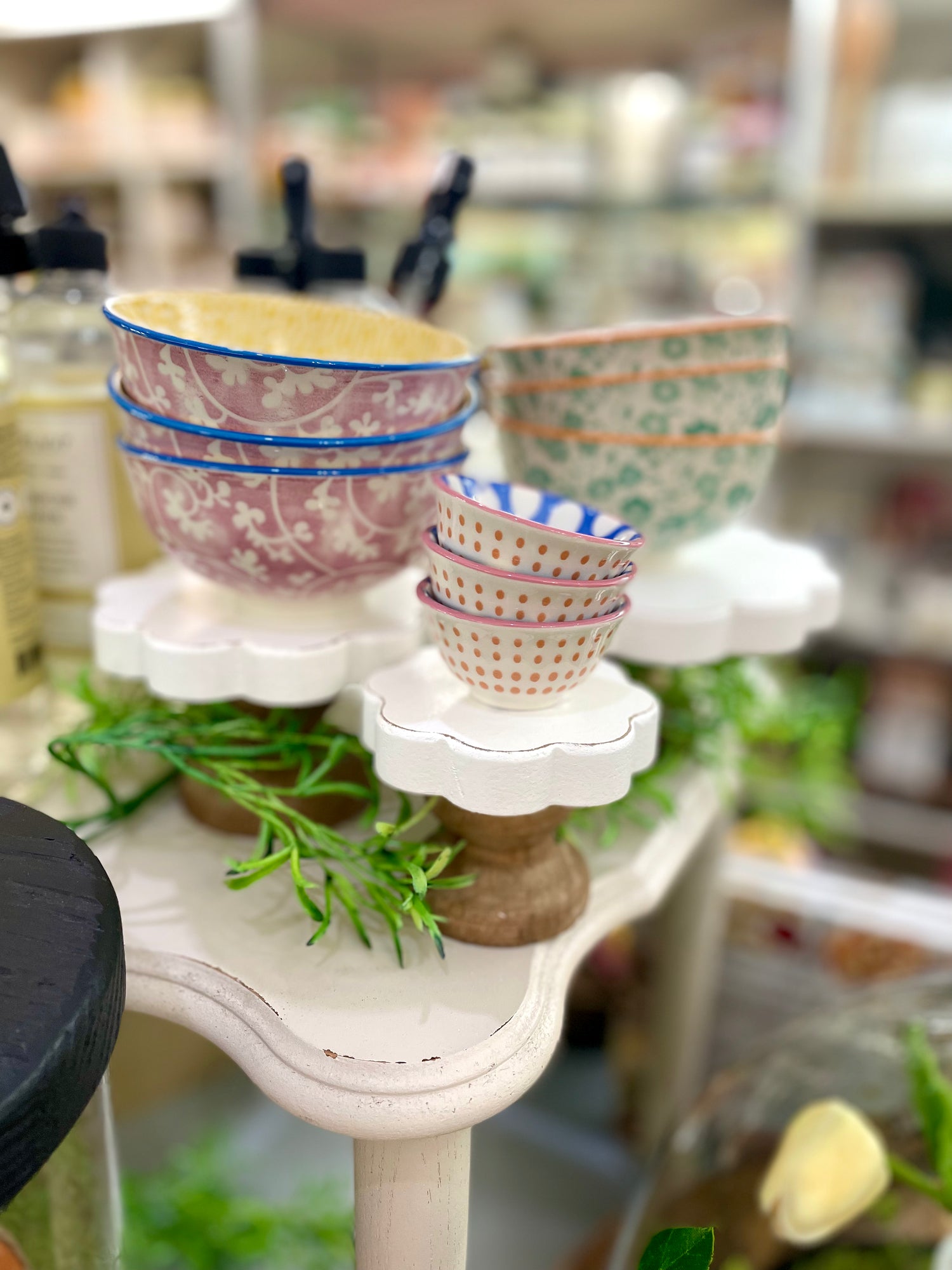 Floral Shaped Risers