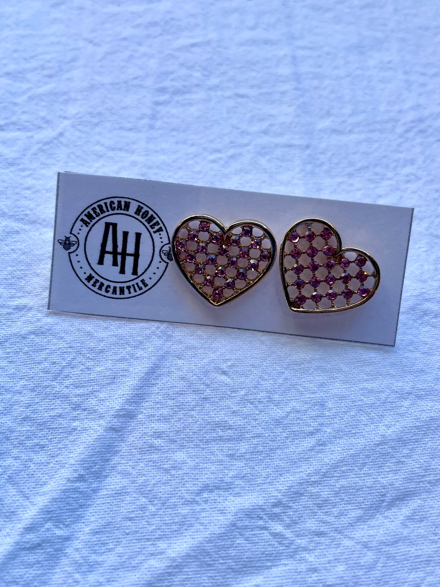 Dazzle Heart Shaped Studs