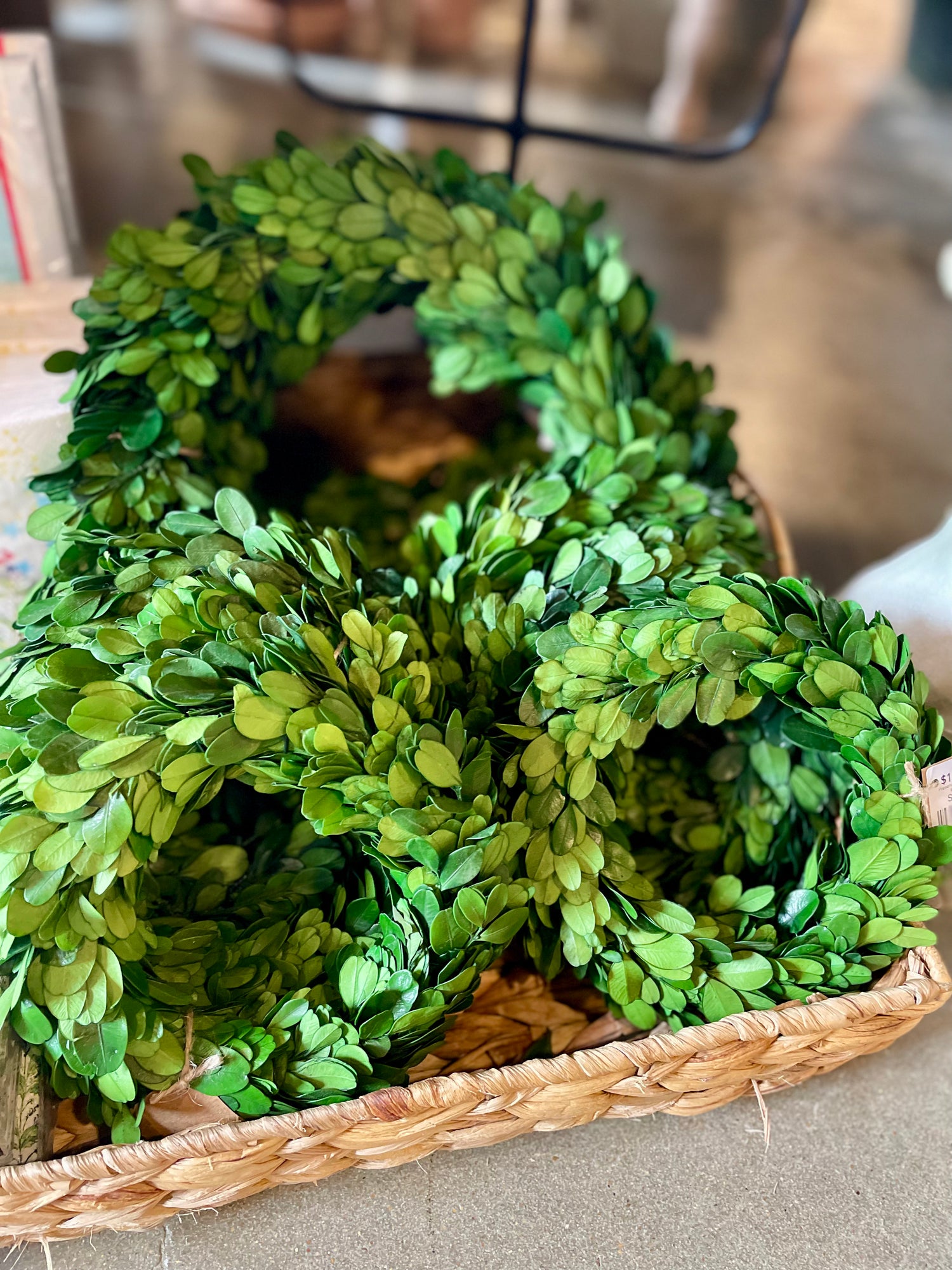 Preserved Boxwood Wreath