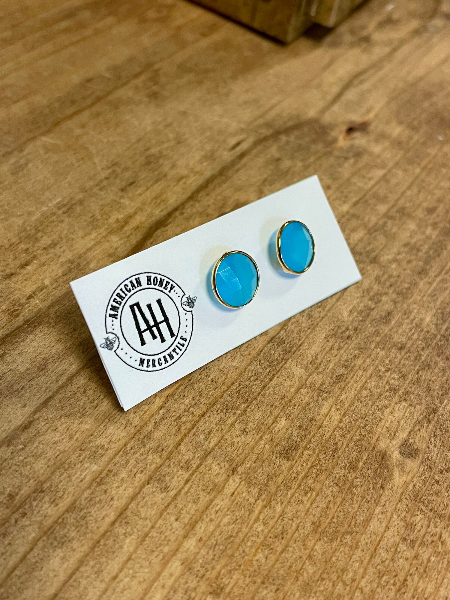 Rectangle Stone Studs