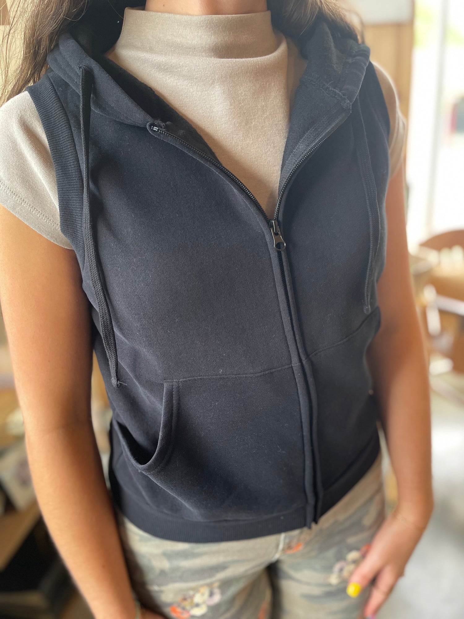 Sleeveless Hoodie