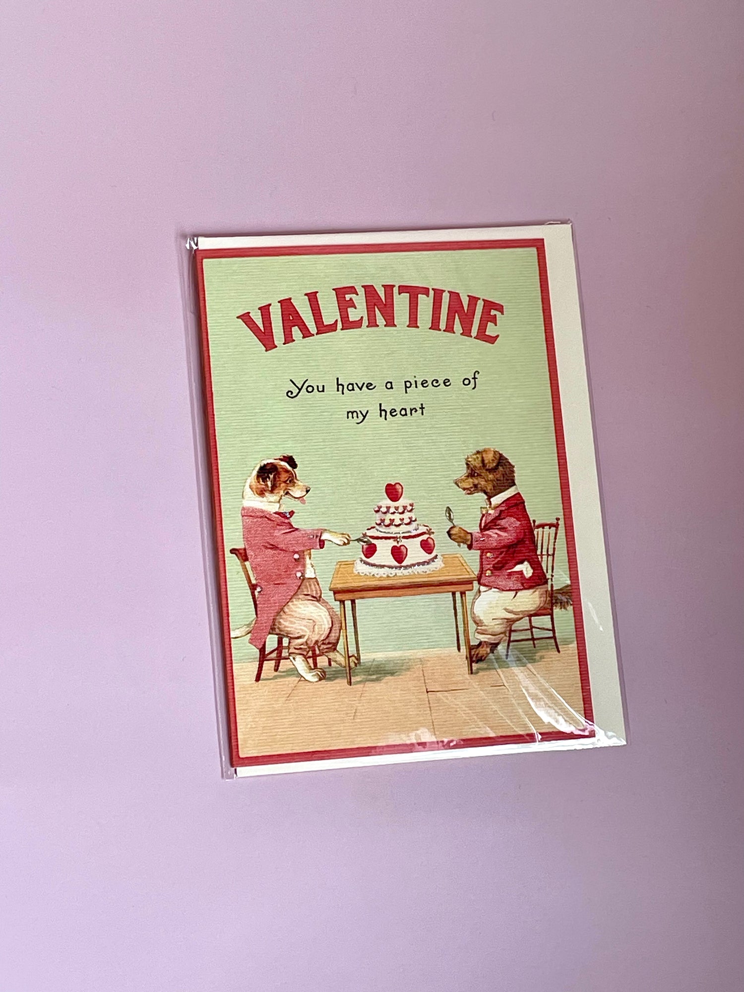 Valentine Dog 3 Greeting Card