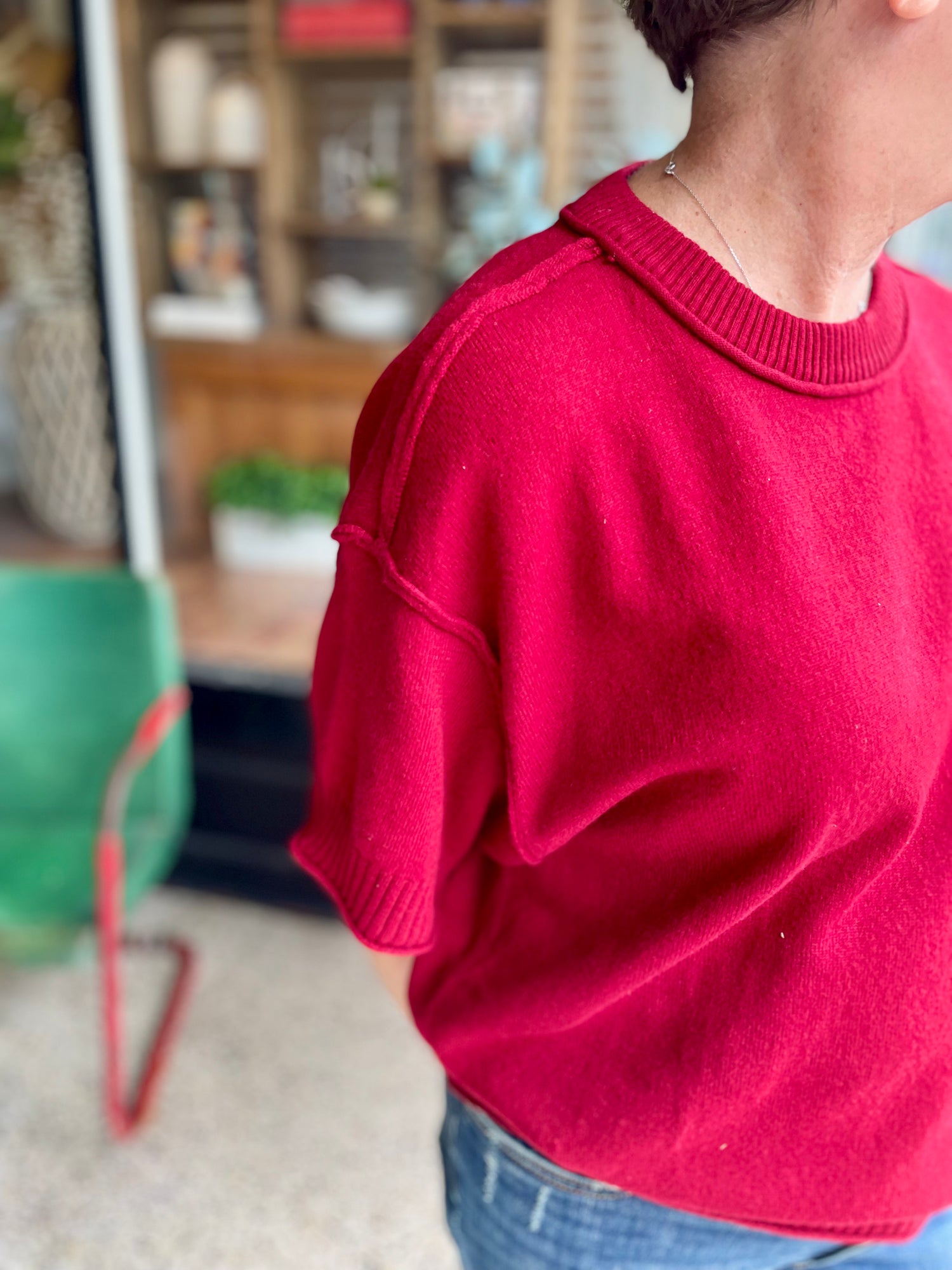 You had me at Merlot Sweater