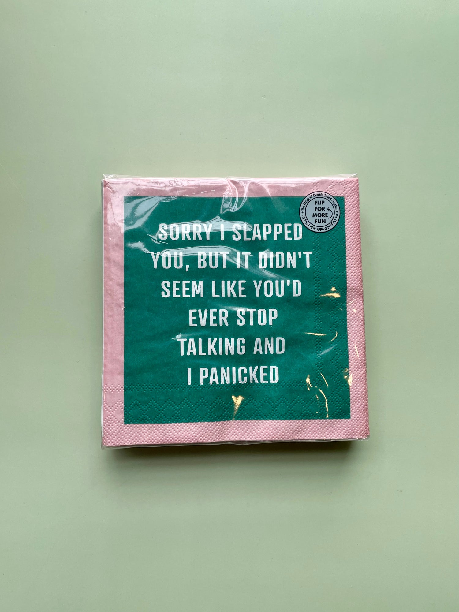 Drinks on Me Cocktail Napkins : Talk to Self