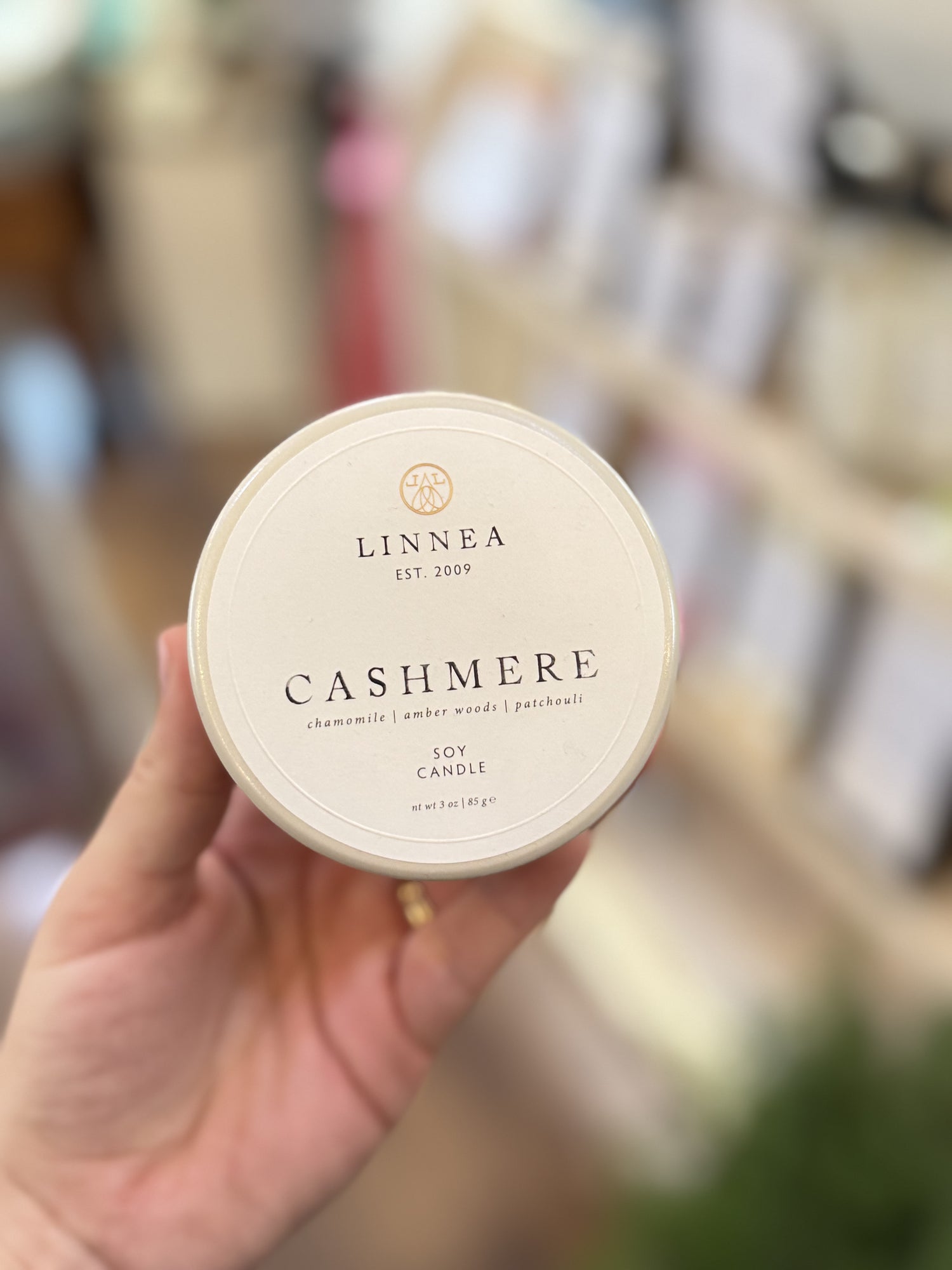 Linnea Candle - Cashmere Petite 2-Wick