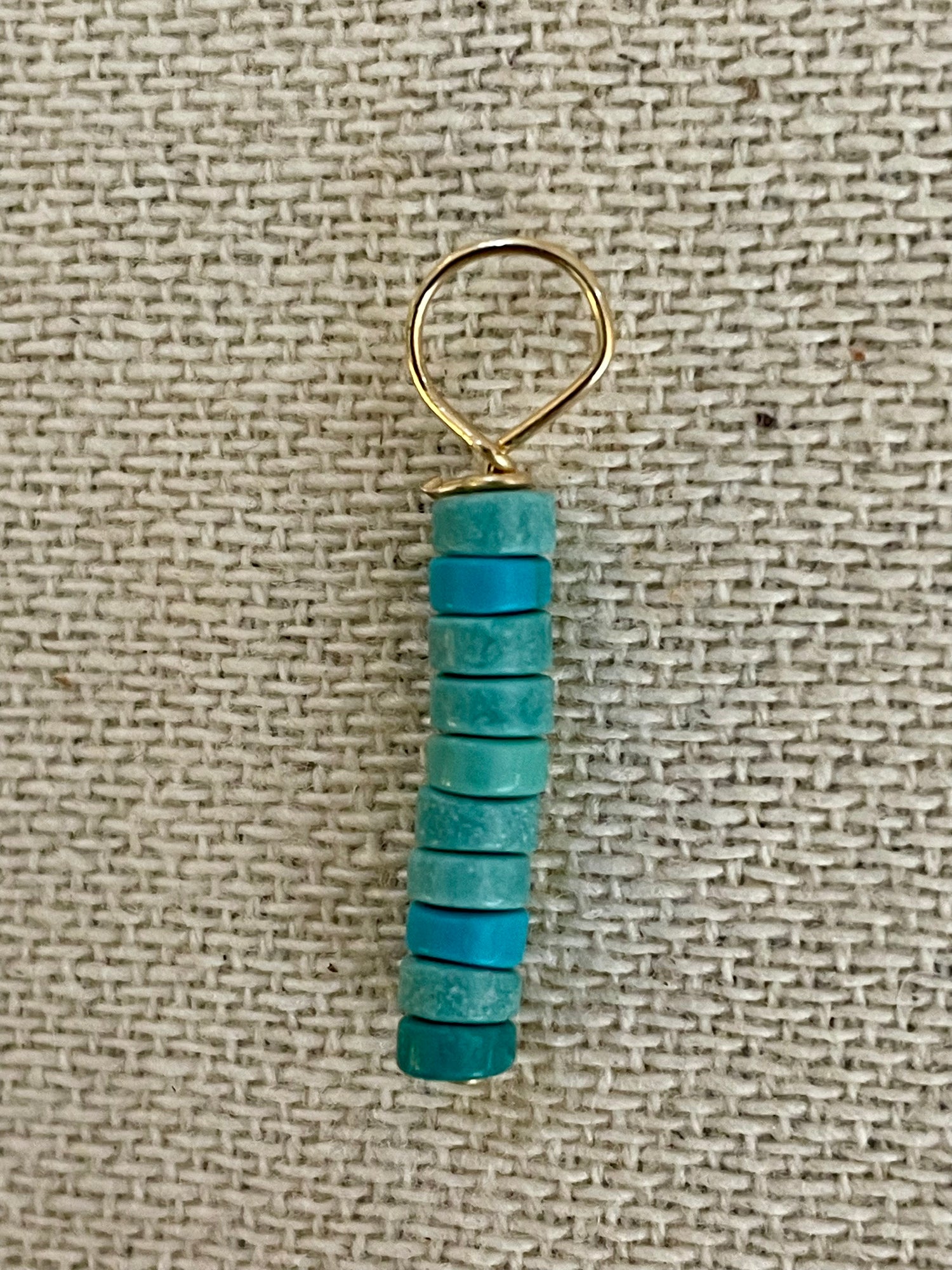 Turquoise Bead Charm