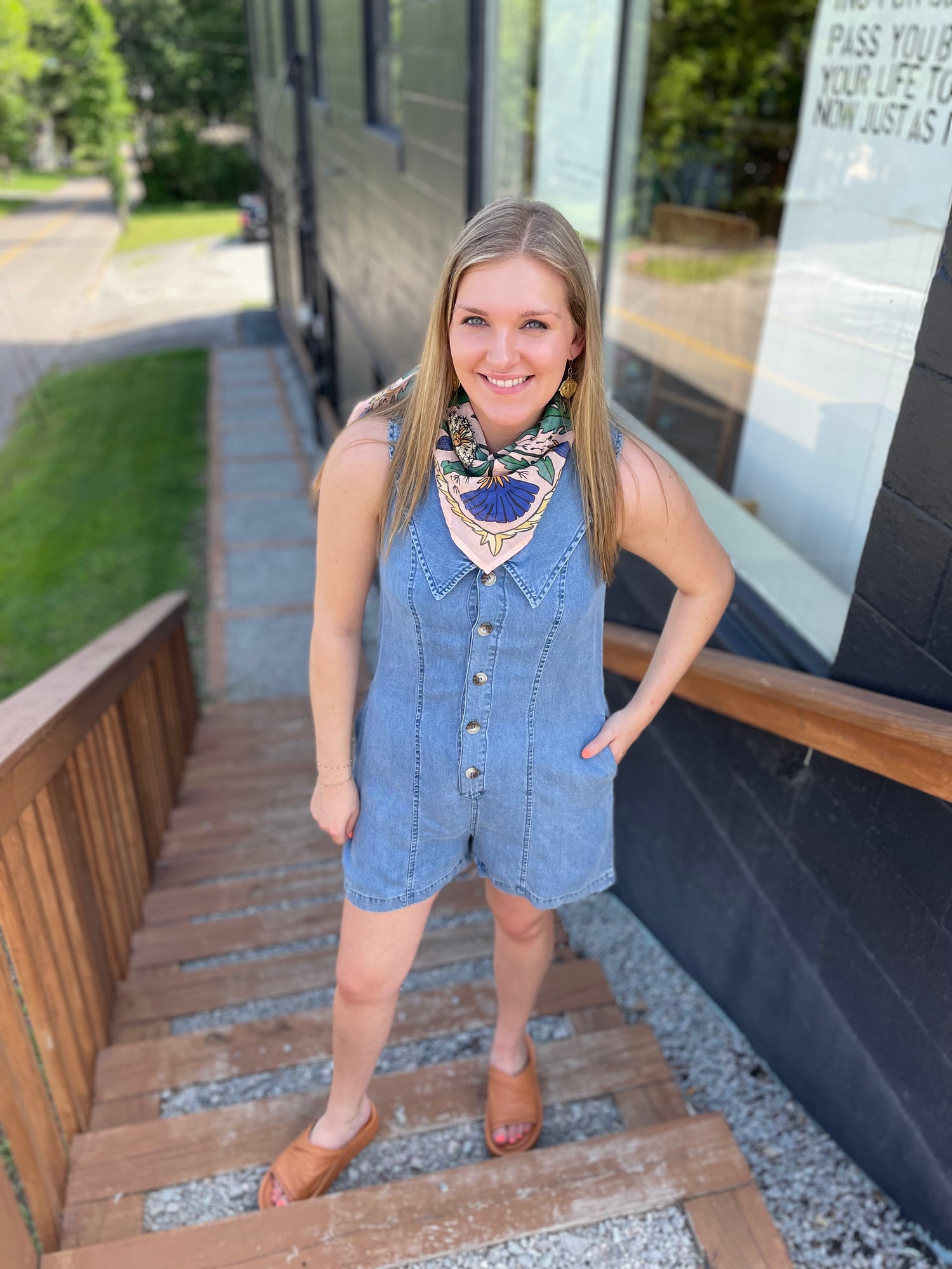 Ditsy Romper