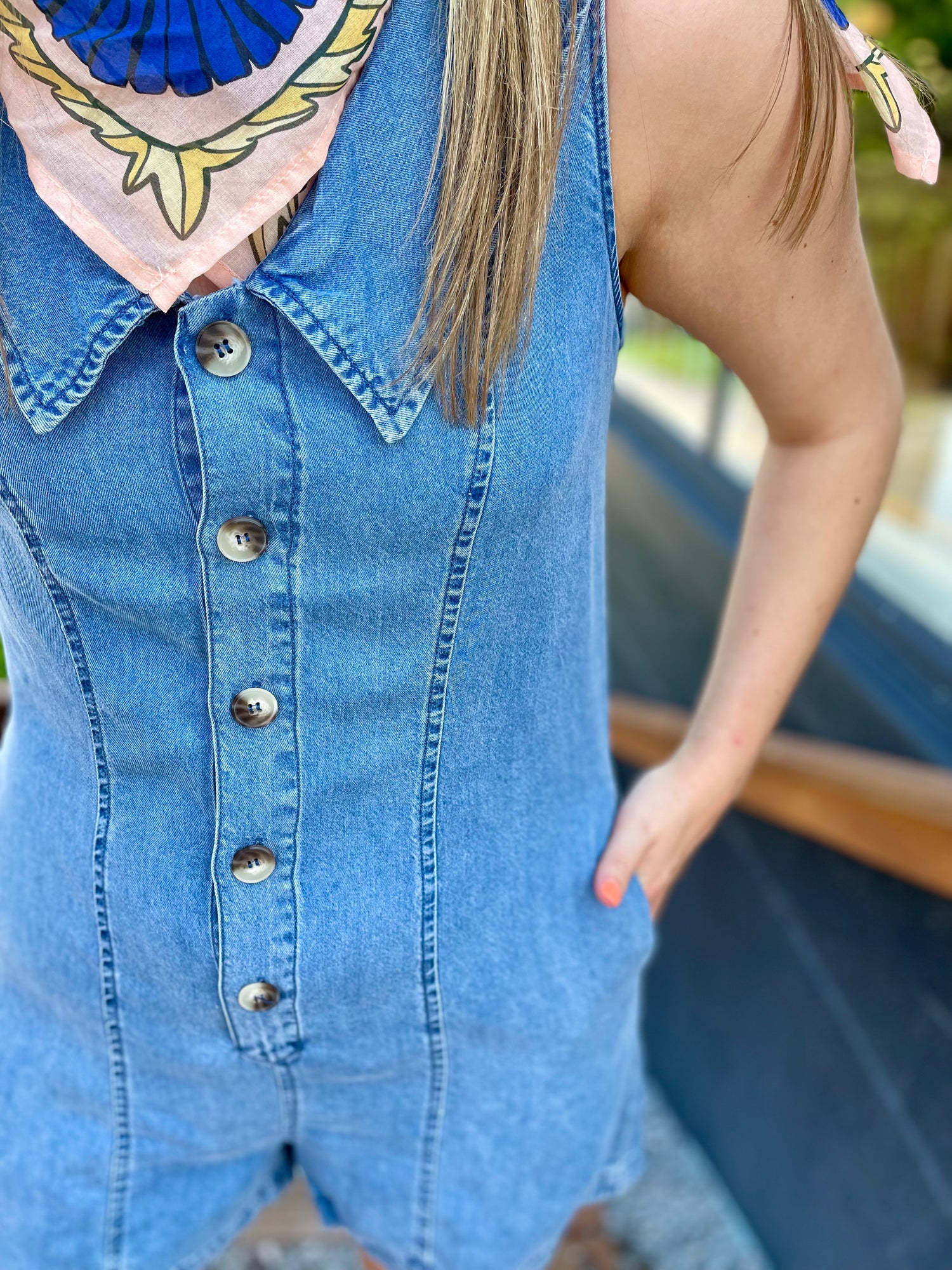 Ditsy Romper