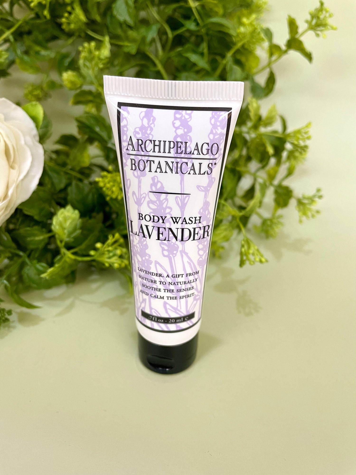 Archipelago Lavender Body Wash .7oz Travel