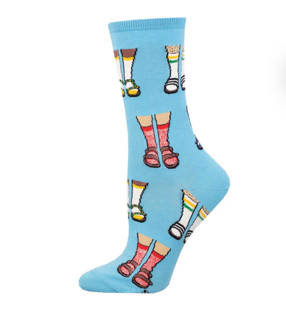 Sock Smith Socks and Sandals Blue