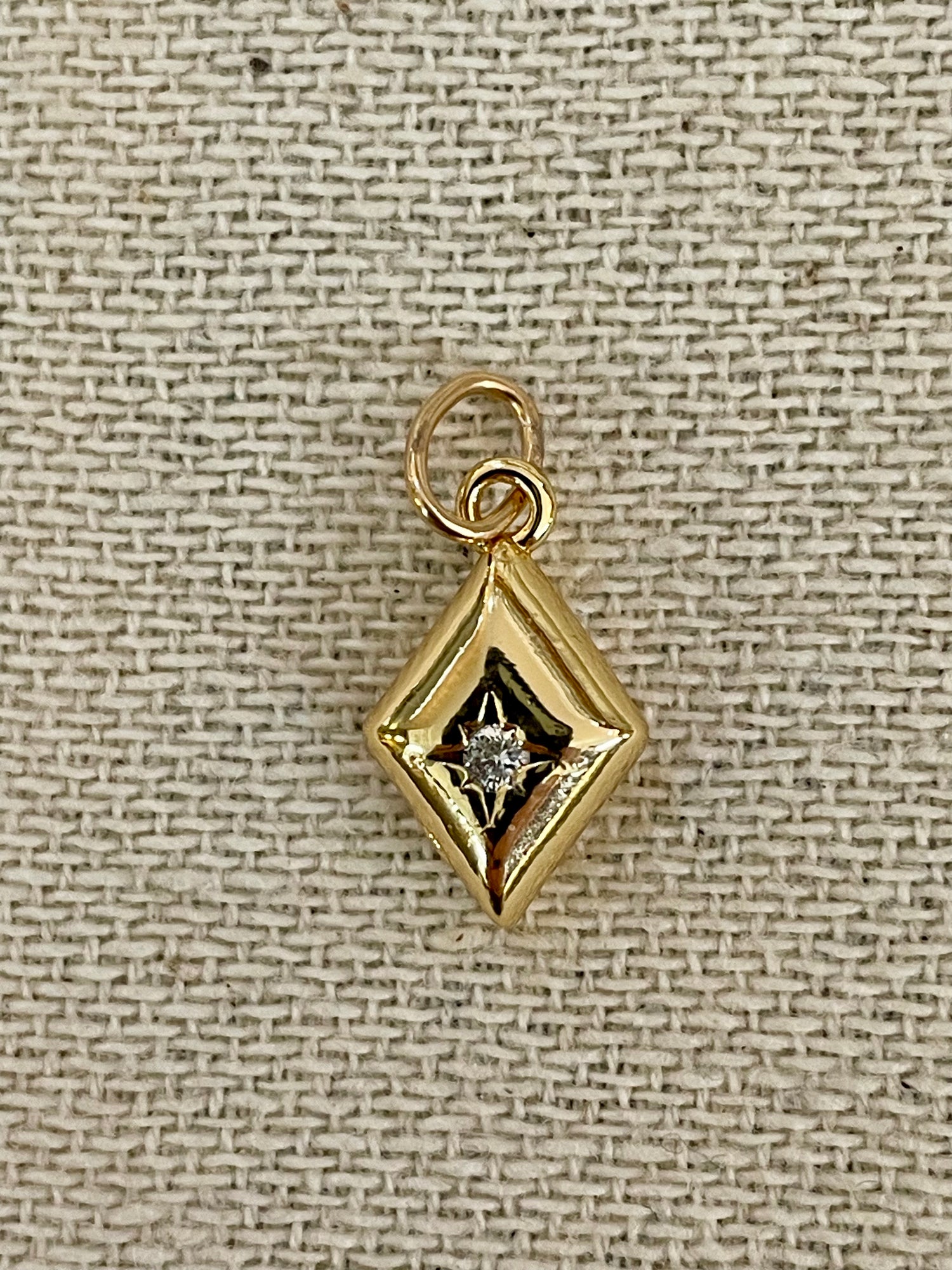 Diamond Rhombus Charm