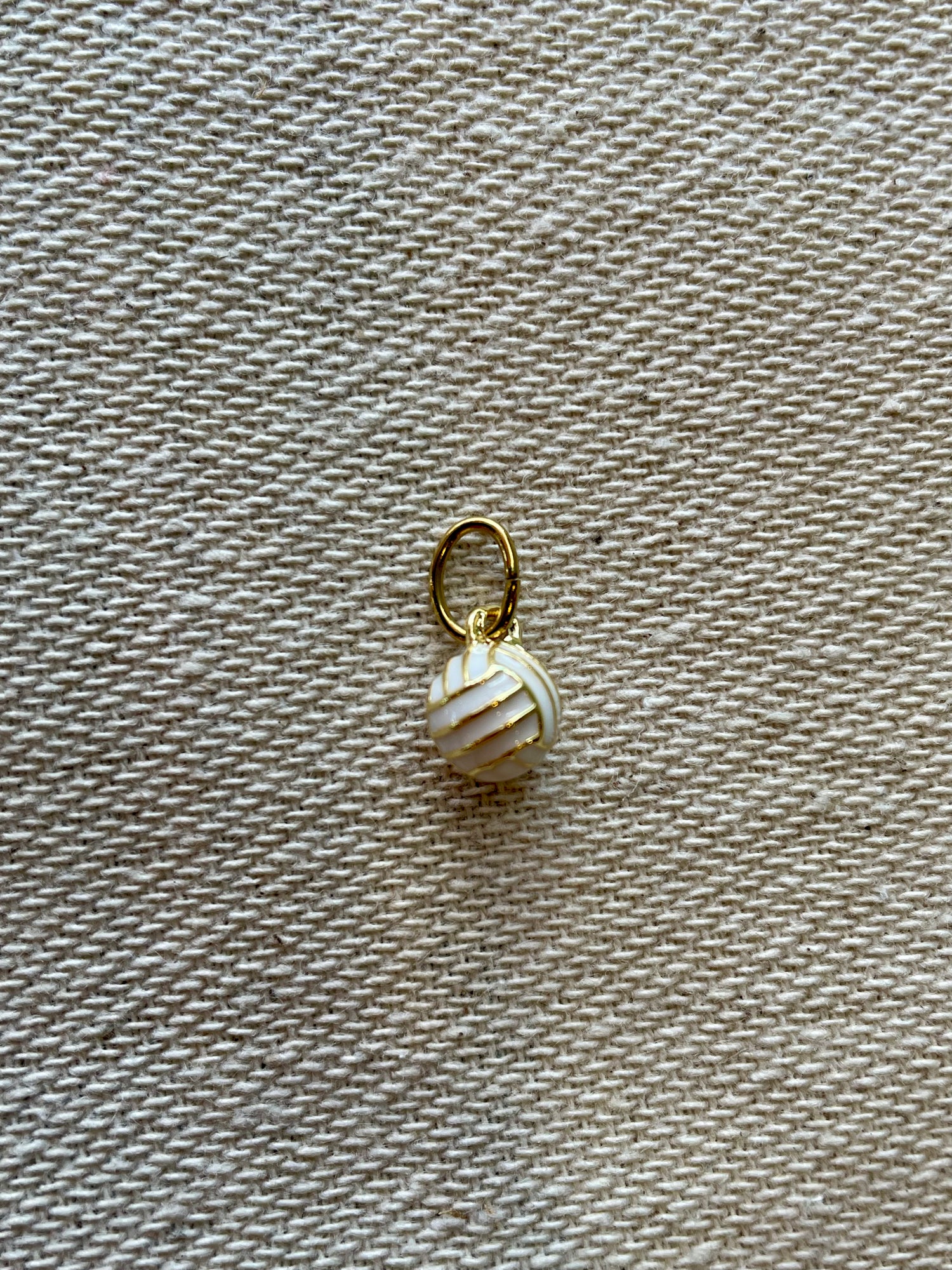 Enamel Volleyball Charm