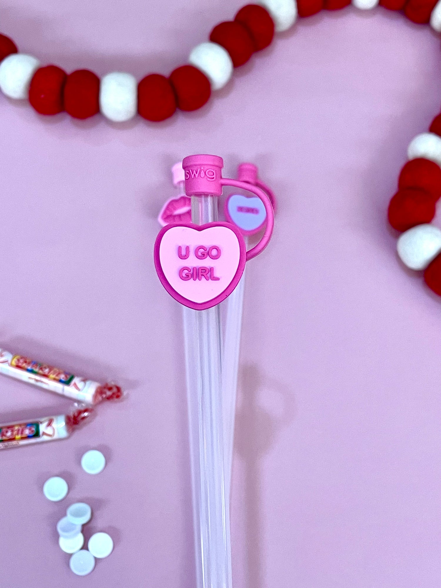 Swig VDay Straw Topper Individual