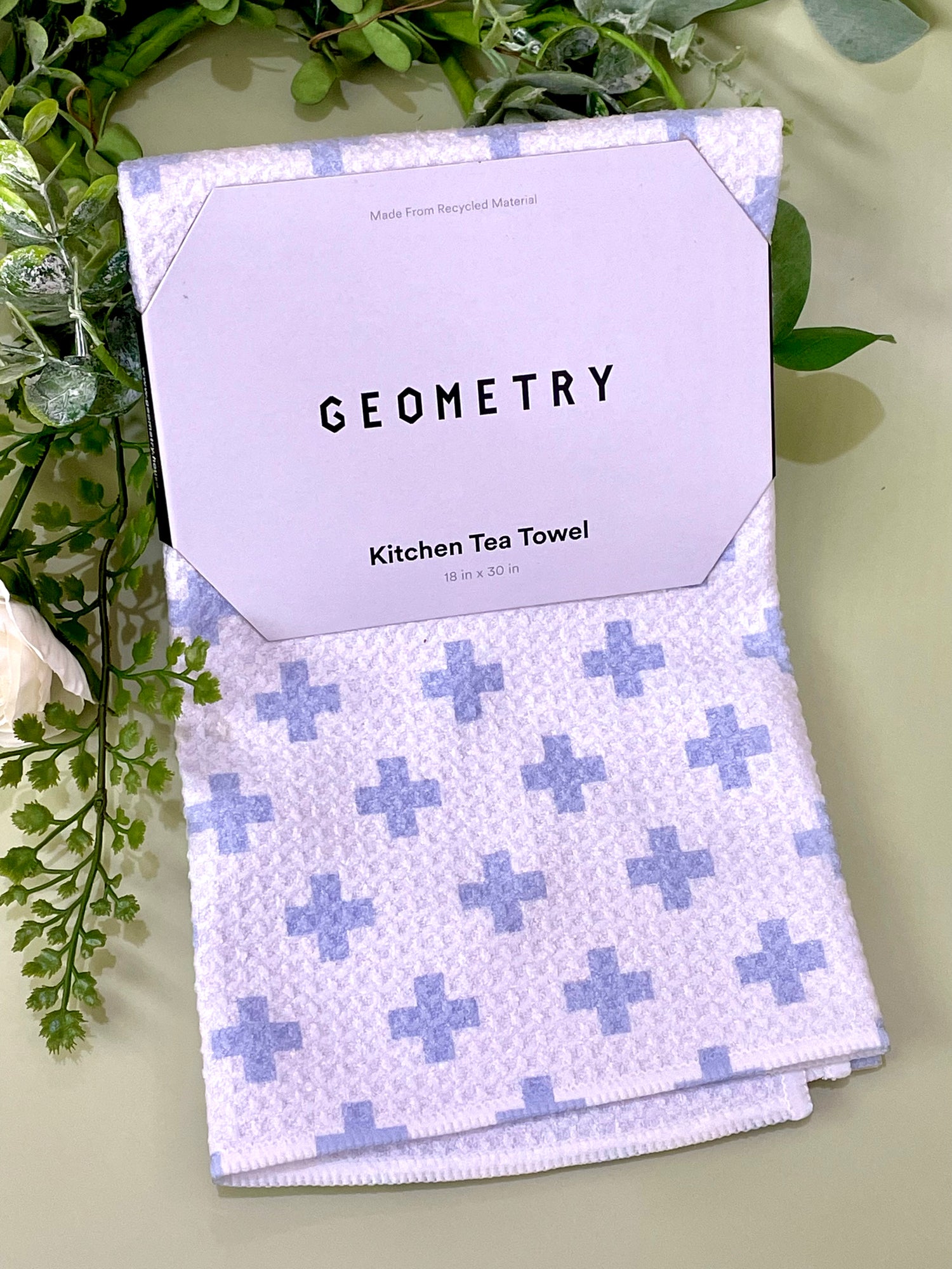 Addition Geometry Tea Towel