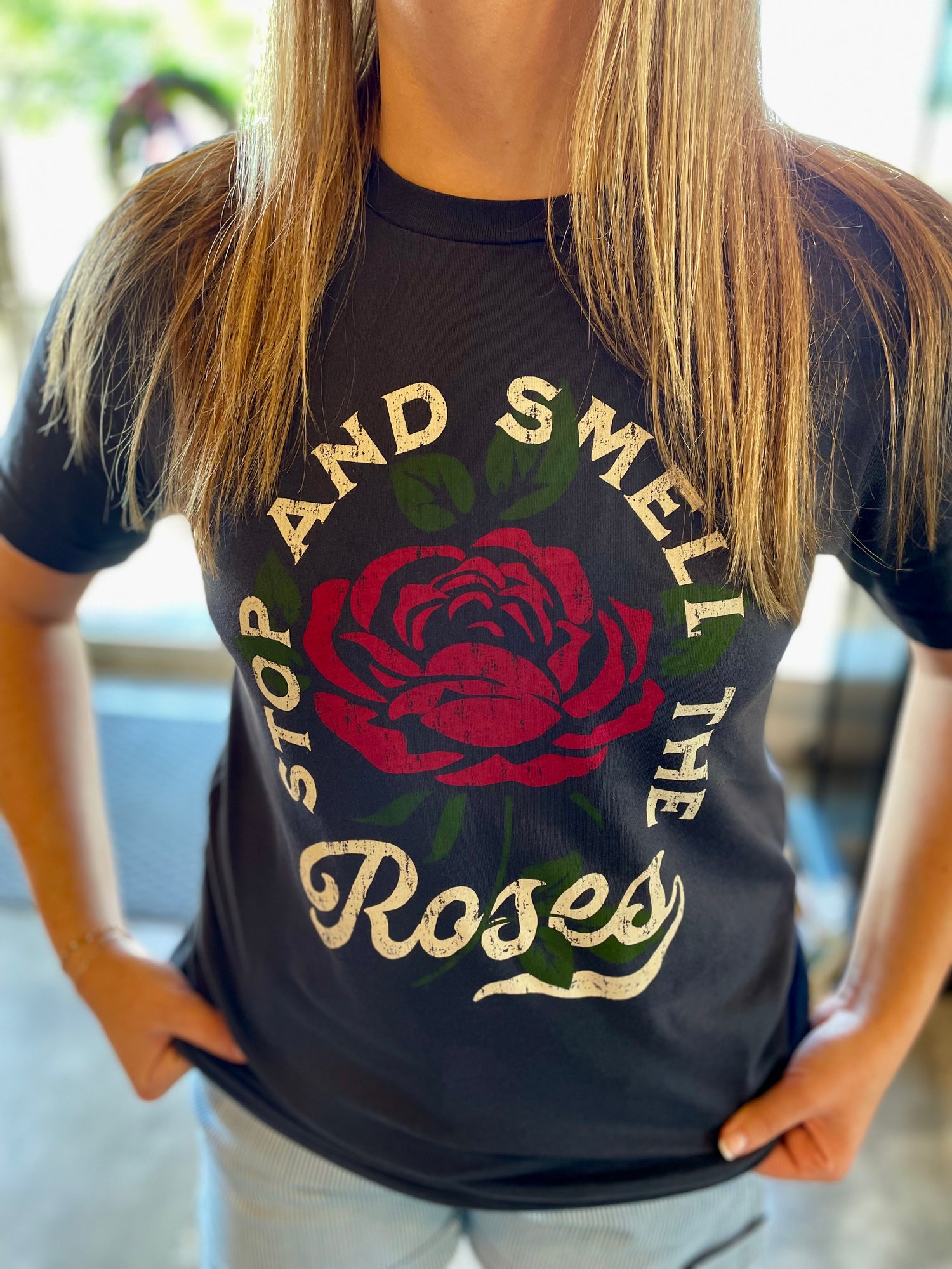Stop and Smell the Roses Tee