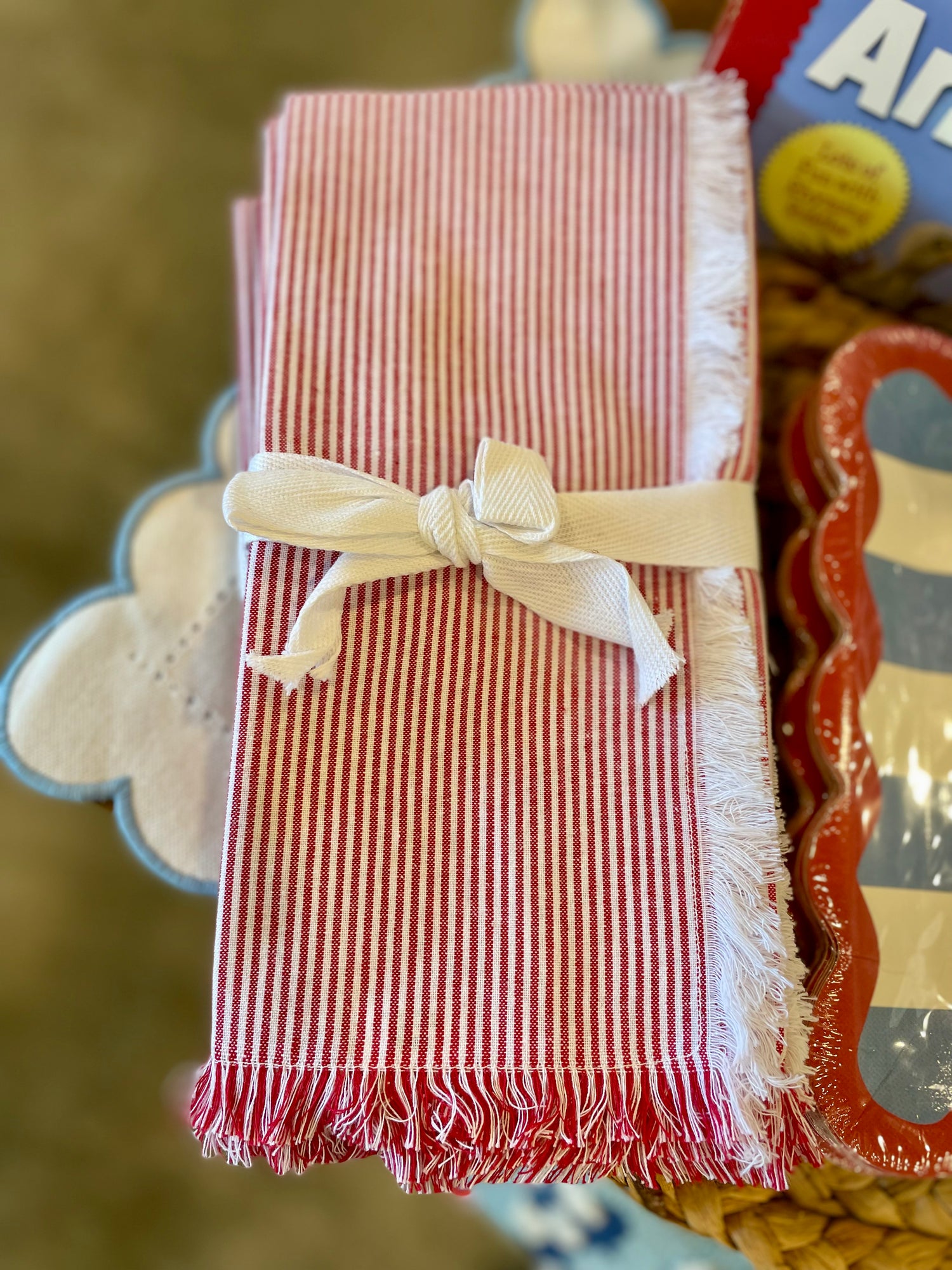 Pinstripe Napkin Set