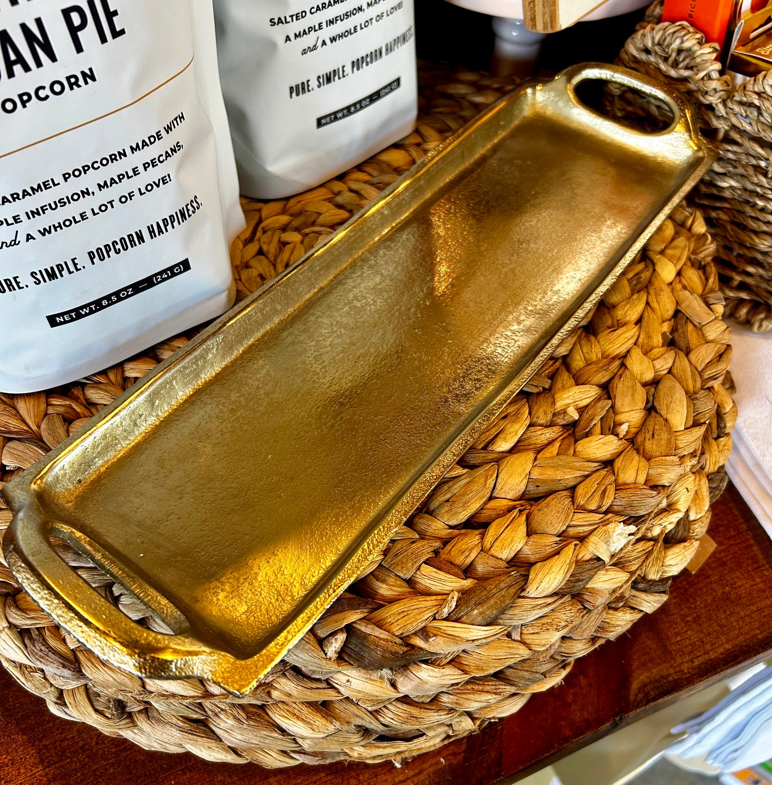 Gold Tray  14"