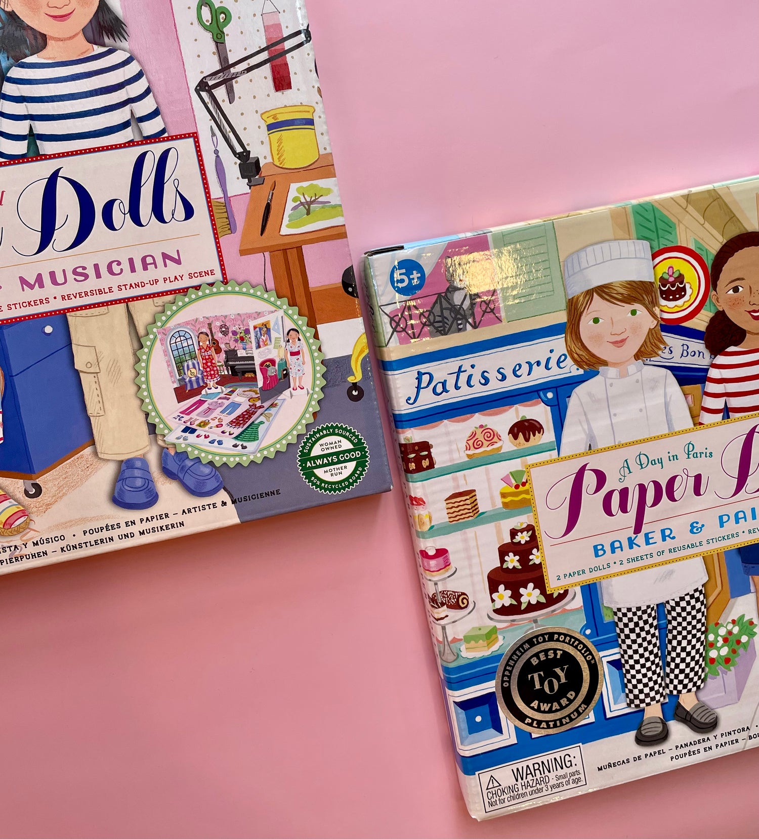 Baker & Painter Paper Doll Set