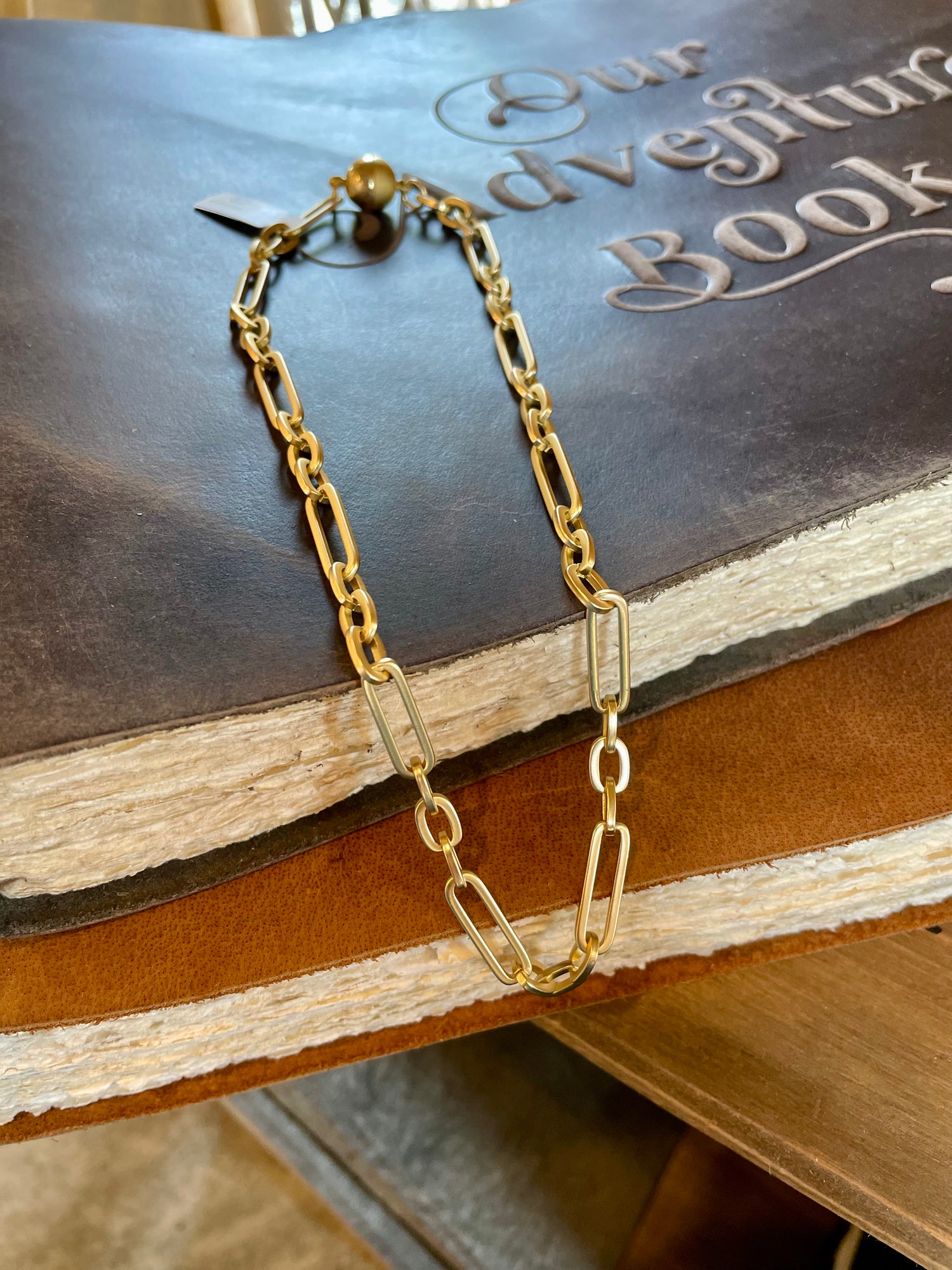 Gold Combo Link Necklace