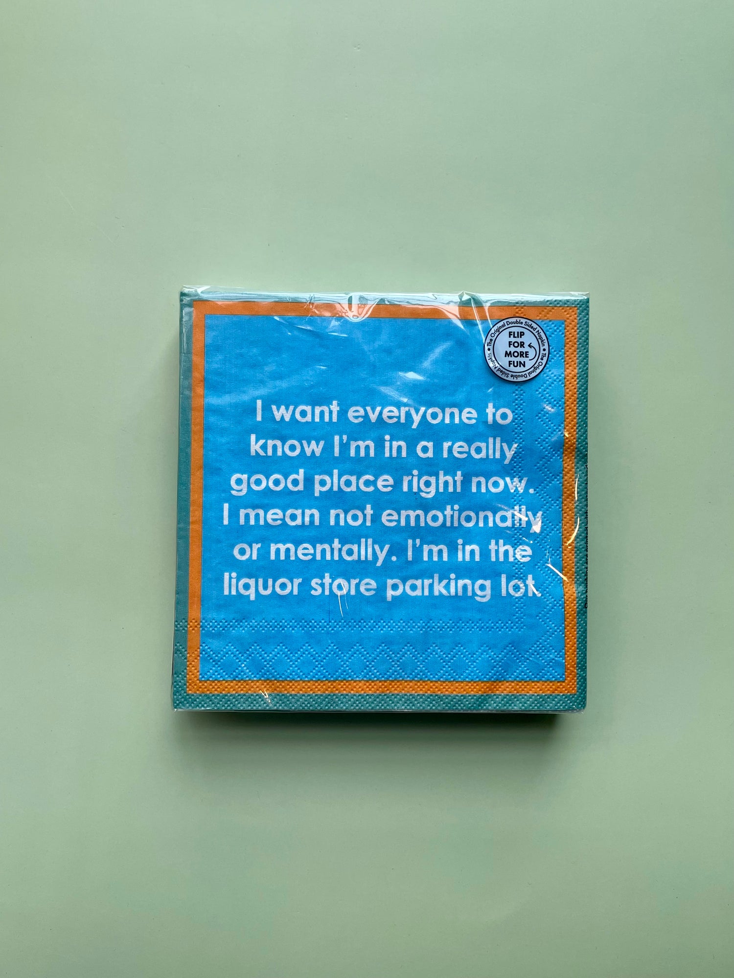 Drinks on Me Cocktail Napkins : Good Place