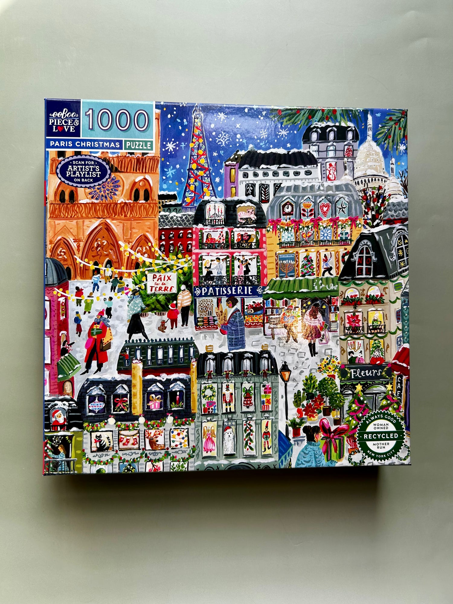 Paris Christmas 1000 Piece Puzzle