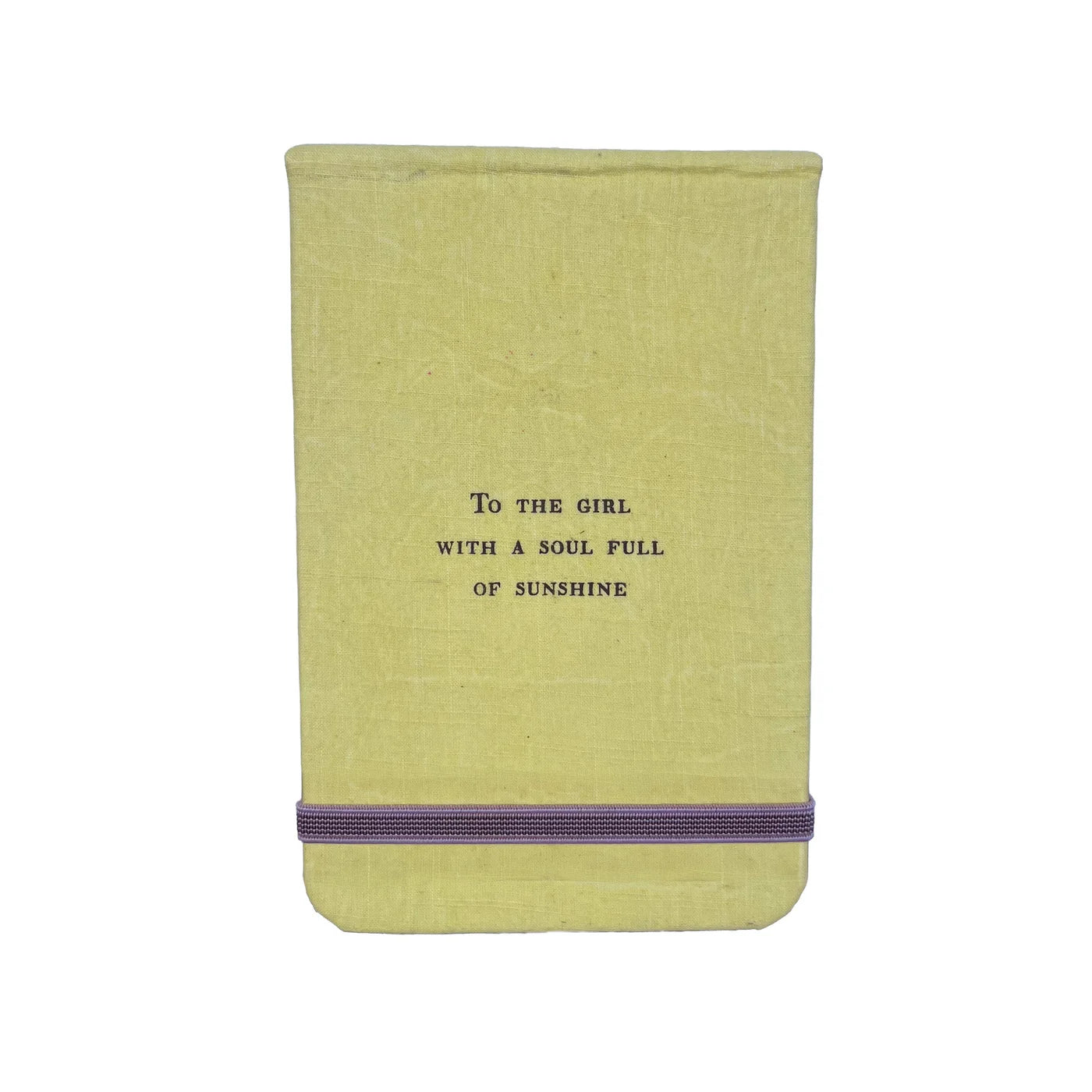 To The Girl Fabric Notebook
