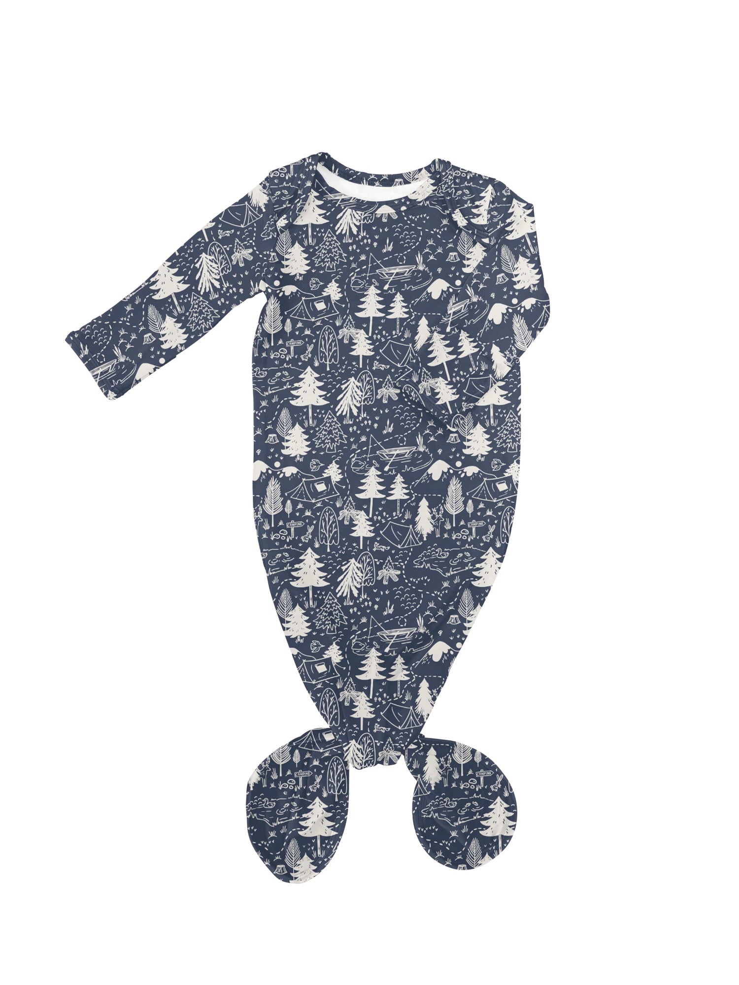 Adventure Awaits Newborn Knotted Gown