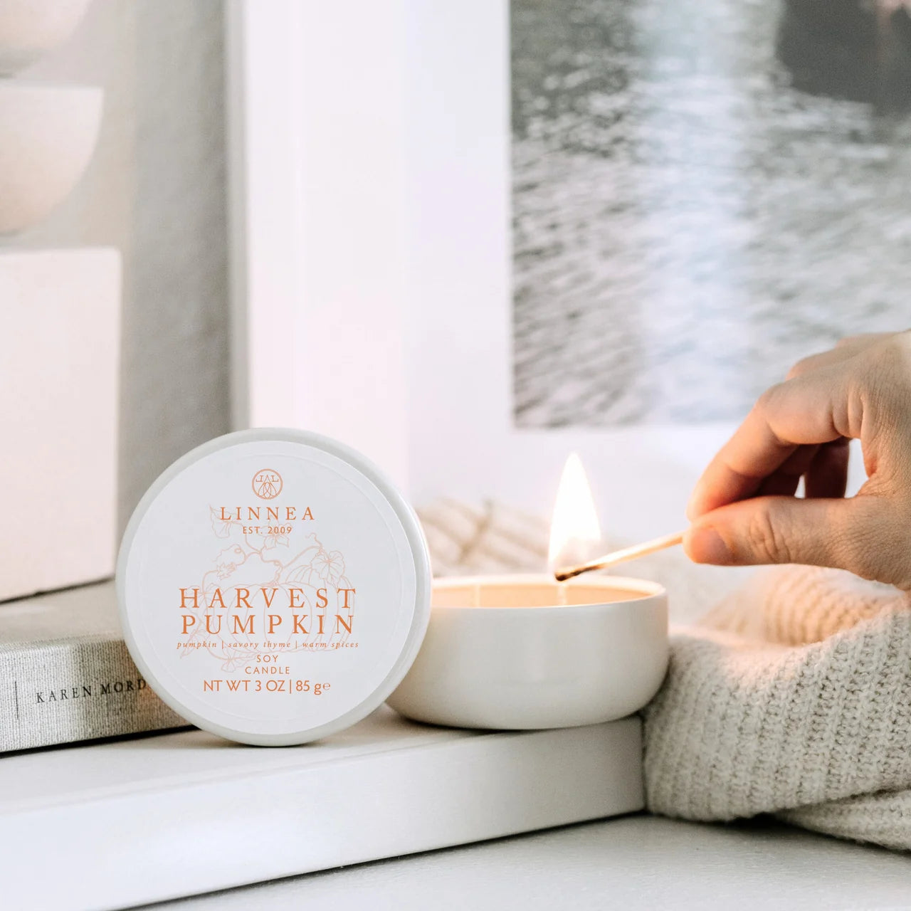 Harvest Pumpkin Two Wick Petite Candle