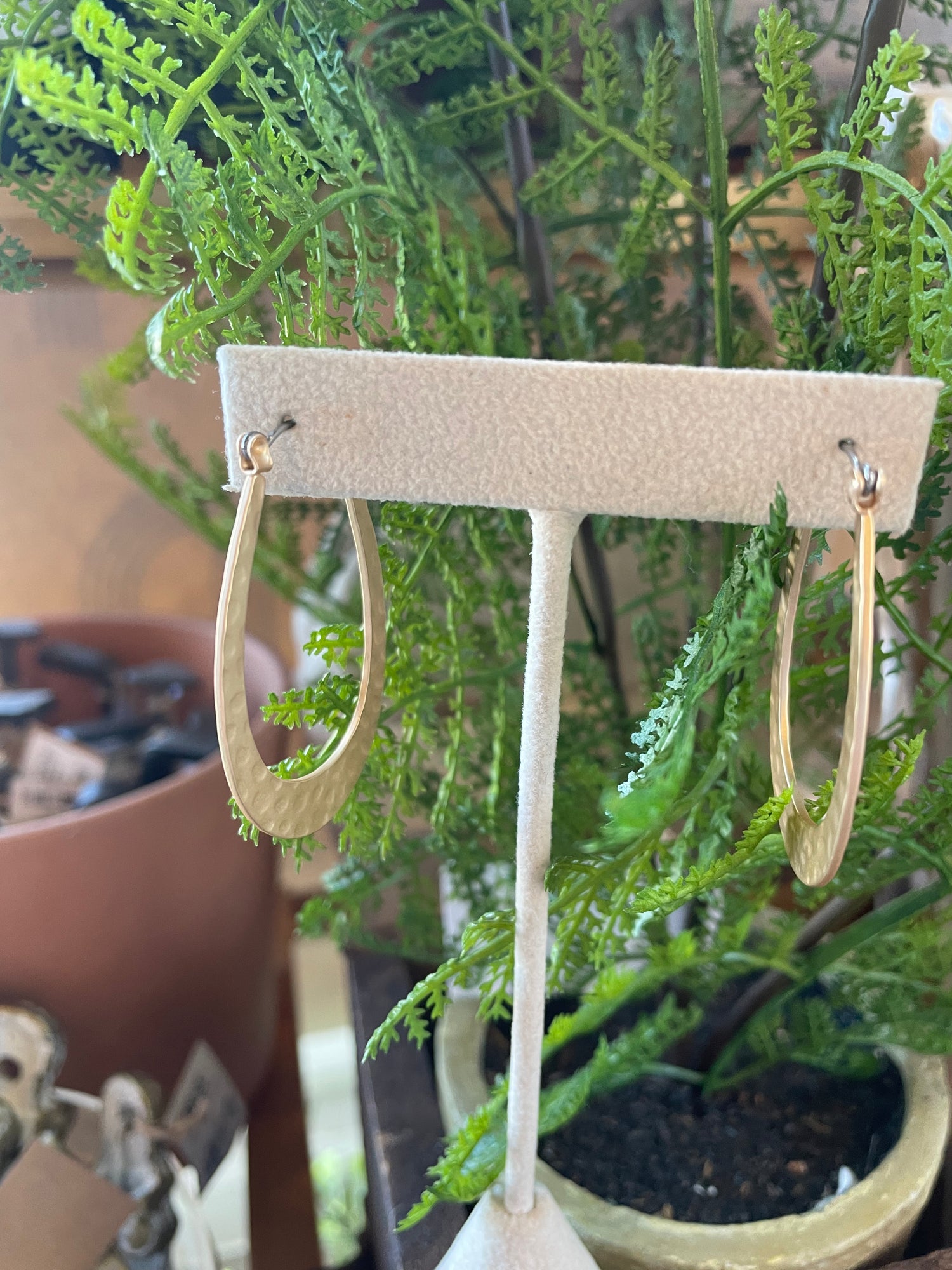 Textured Metal Earrings