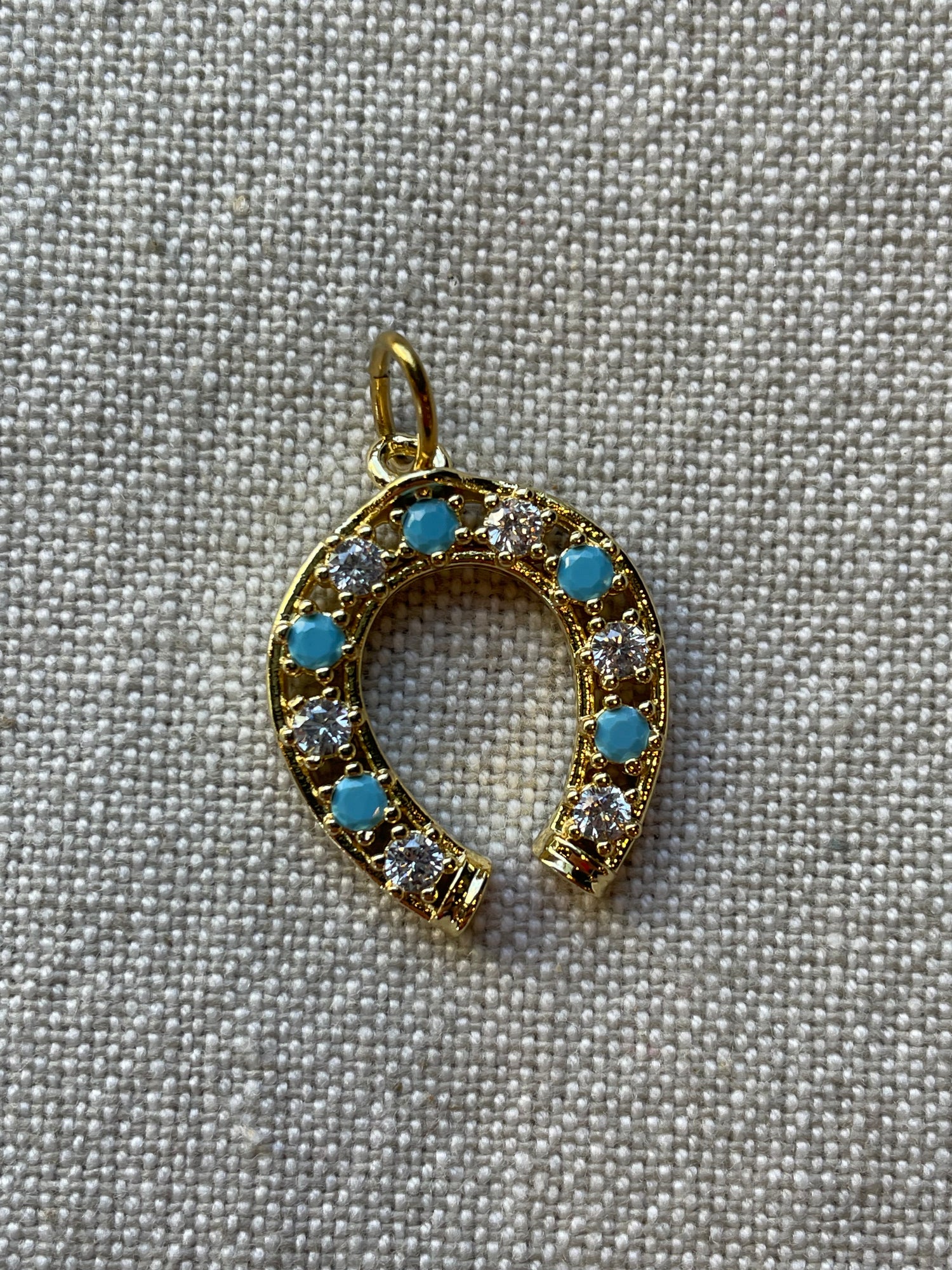 Horseshoe Stone Charm