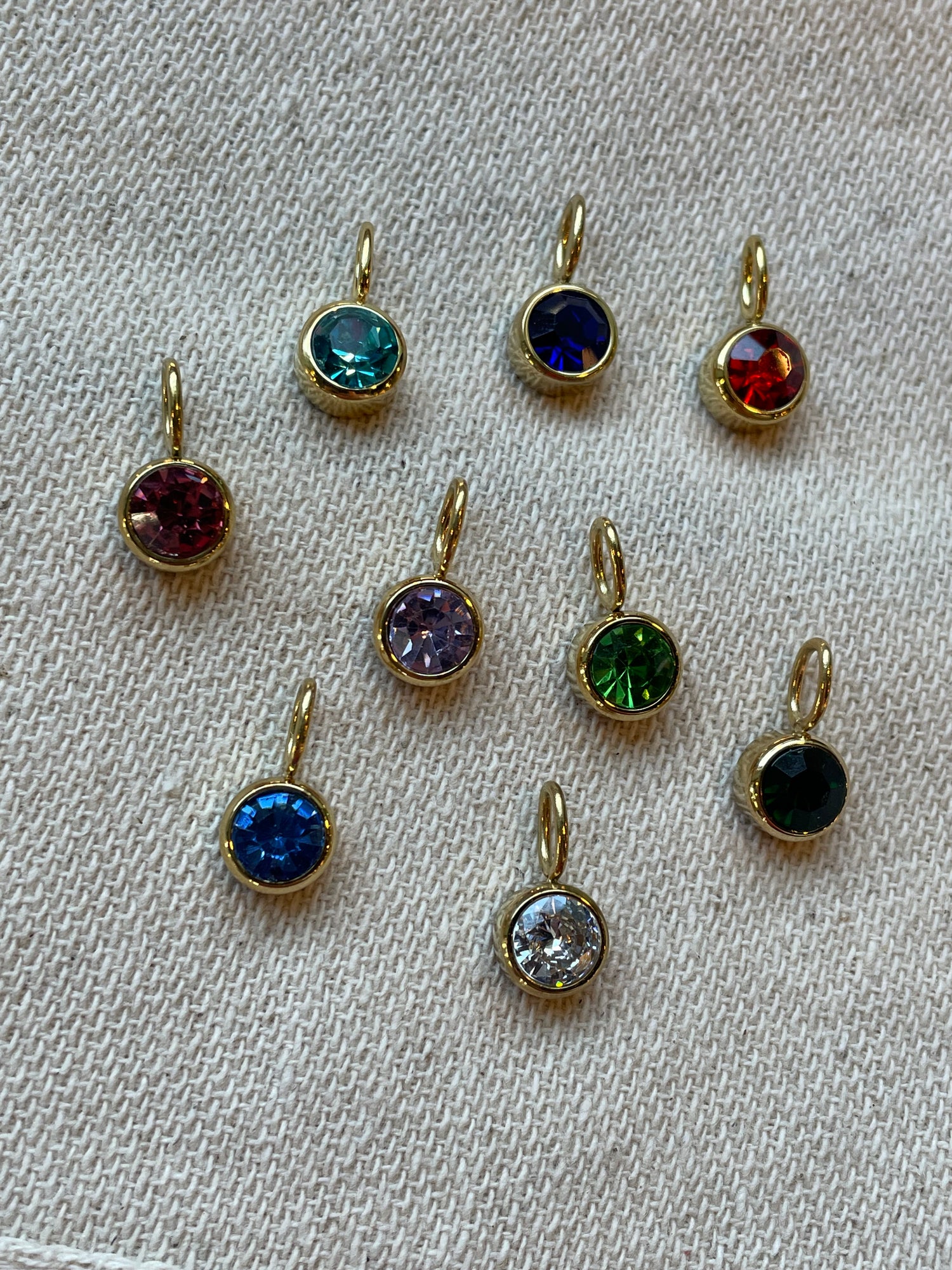 Large Gemstone Charm
