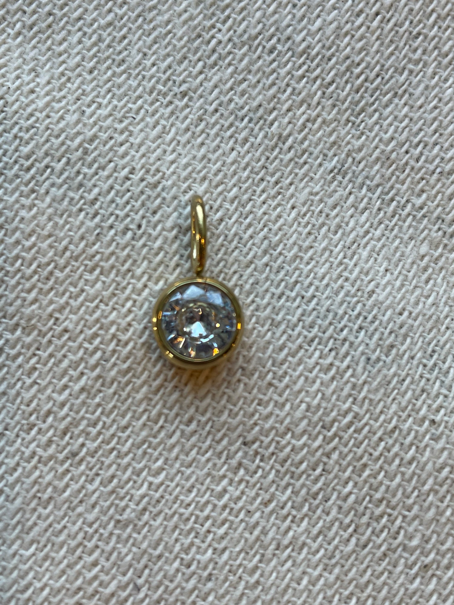 Large Gemstone Charm