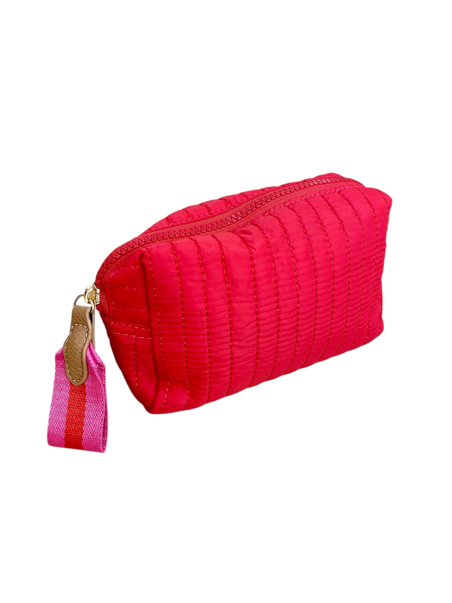 Ezra Red Small Cosmetic Pouch