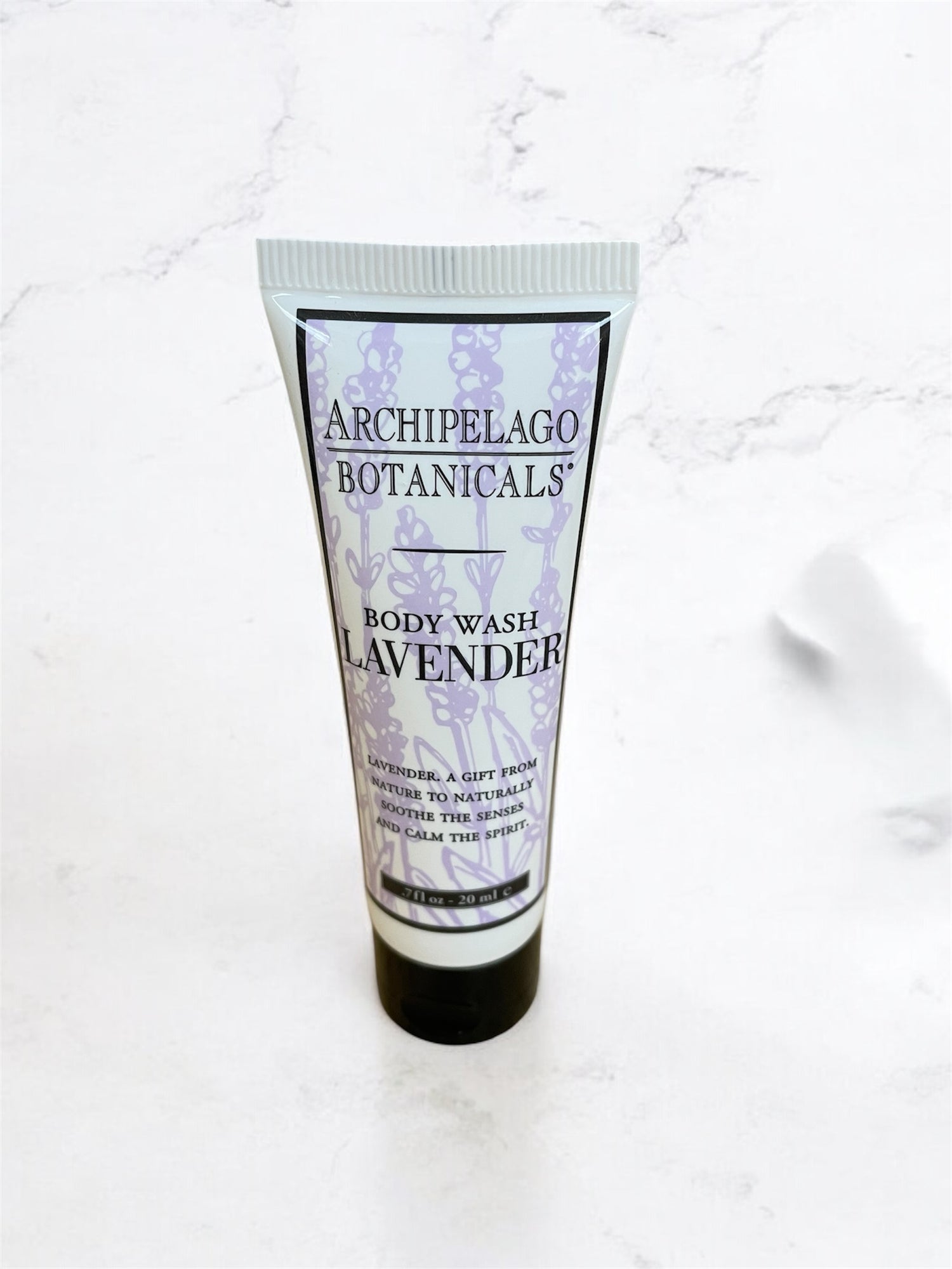 Archipelago Lavender Body Wash .7oz Travel