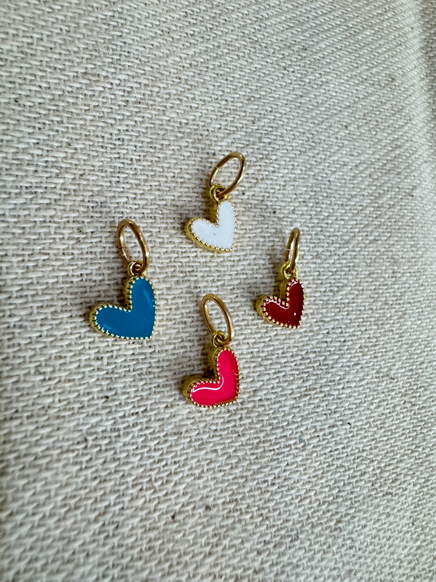 Enamel Heart Charm