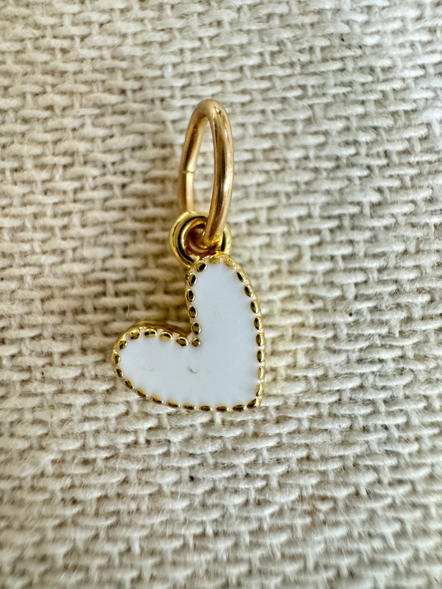 Enamel Heart Charm